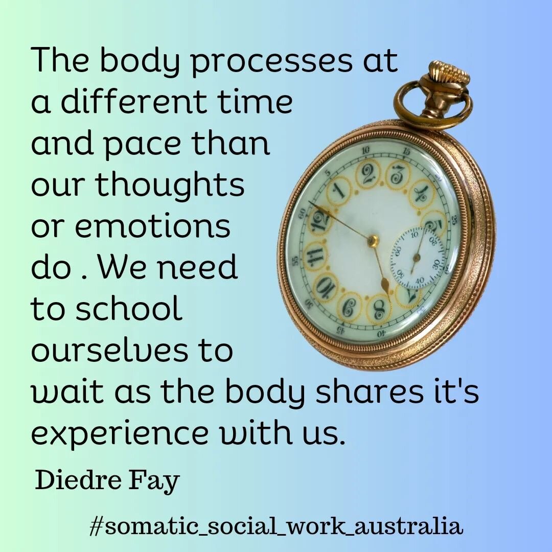 I love this ....

#somatic_social_work_australia #bodyclock #bodytime #bodystories #bodyinsights #socialworkreflectivetools #somaticpractitioner #yogabodies #traumasensitiveyoga