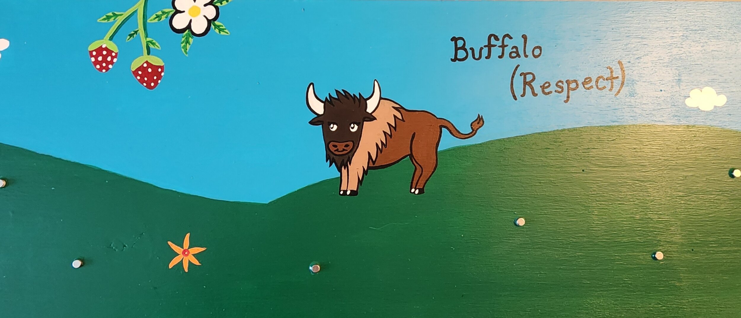 Untitled (Seven Teachings) St. Maurice Daycare/Kindergarten Murals, detail