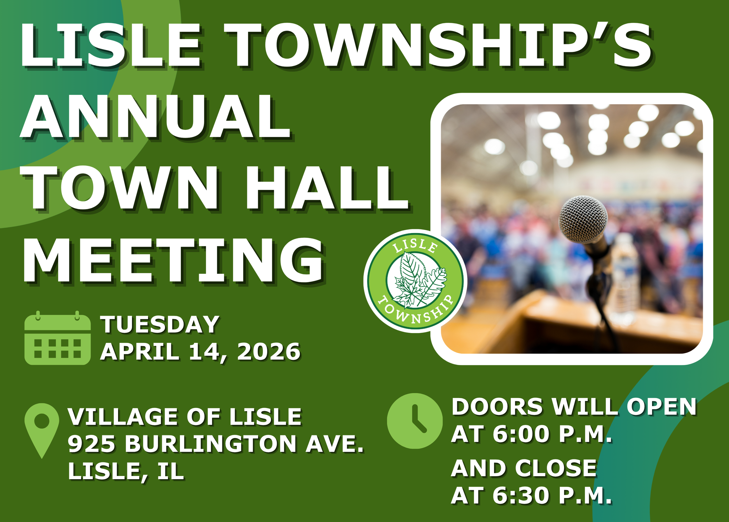Lisle Township's Annual Town Hall Meeting