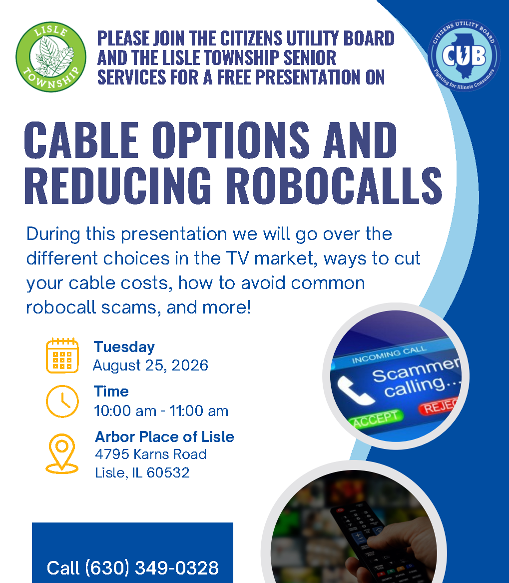 Cable Options & Reducing Robocalls