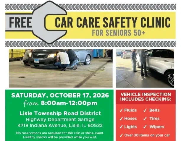 Free Car Care Safety Clinic for Seniors 50+ 