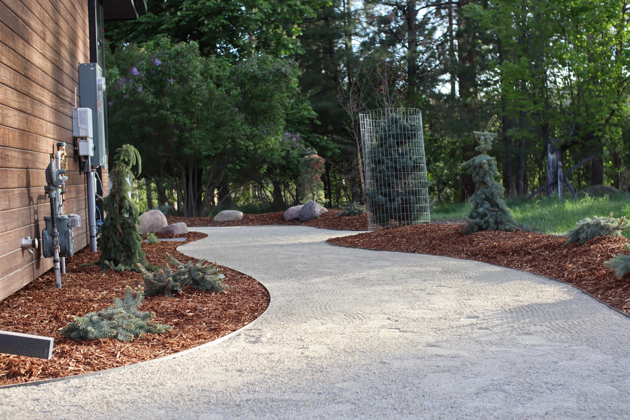 crusher fines gravel pathway