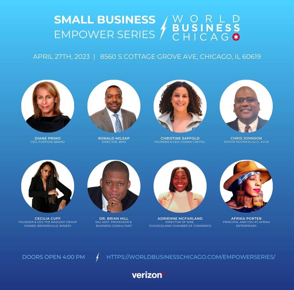 &ldquo;I&rsquo;m honored to be a featured speaker at the @worldbusinesschicago Small Business Empower Series event this Thursday! It&rsquo;s gonna be 🔥

Looking forward to a fruitful conversation about capital with my fellow panelists, and to hearin