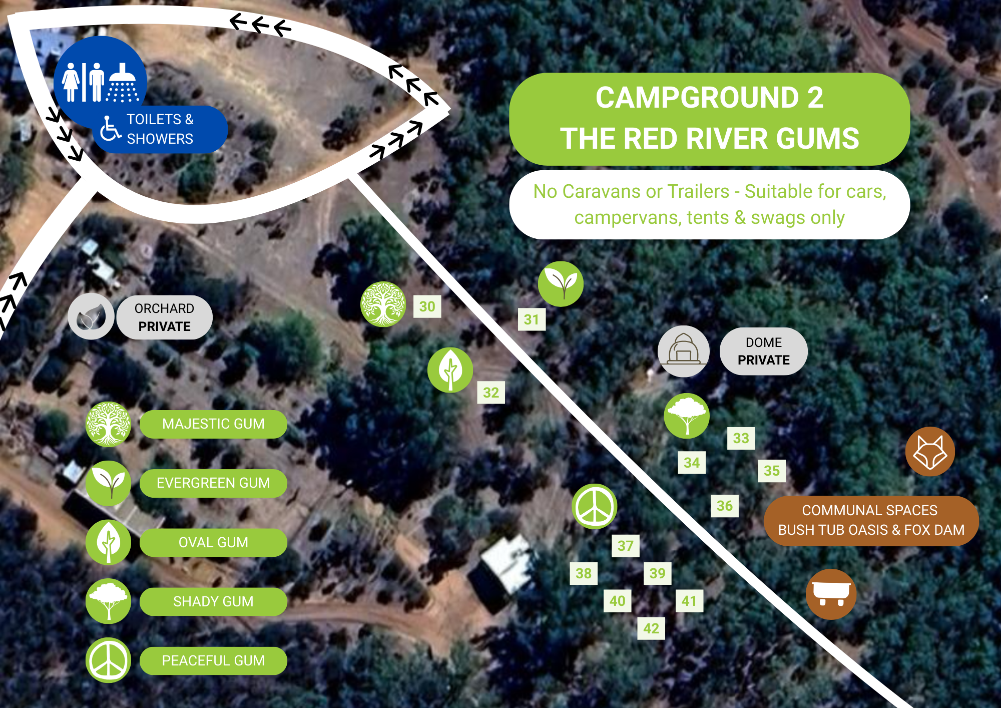 Campground 2 The Red River Gums