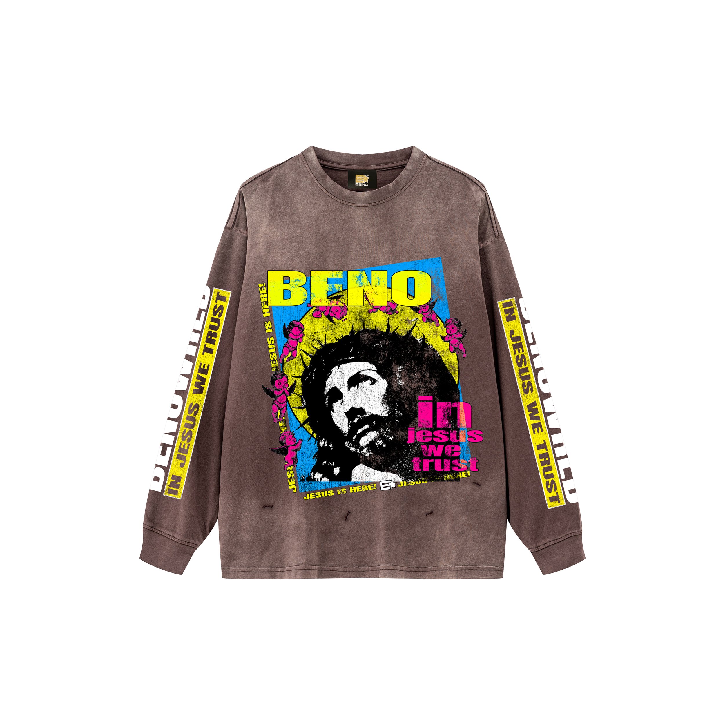 BENO "JESUS" L/S TEE