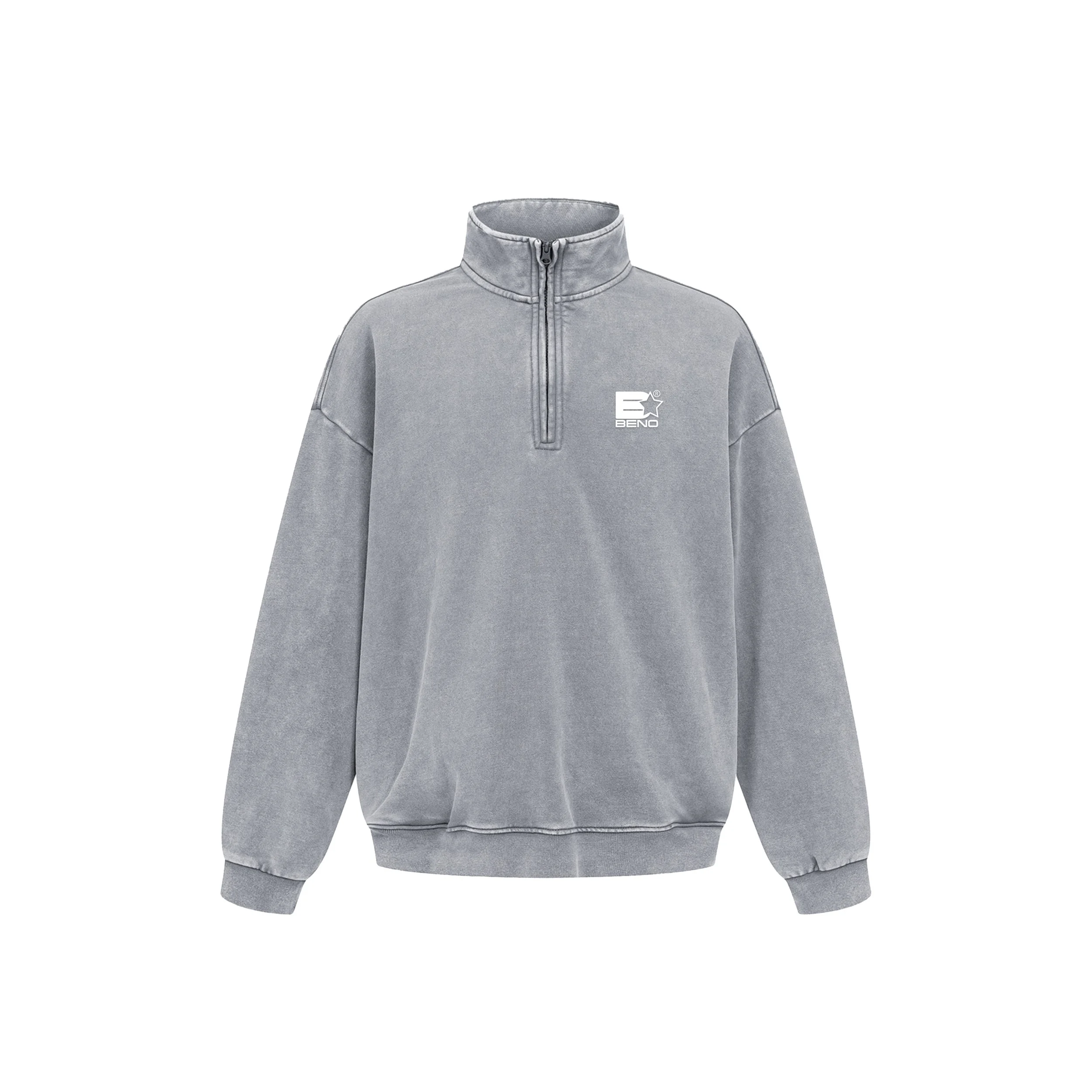 Beno "Classic Beno" Grey Quarter Zip