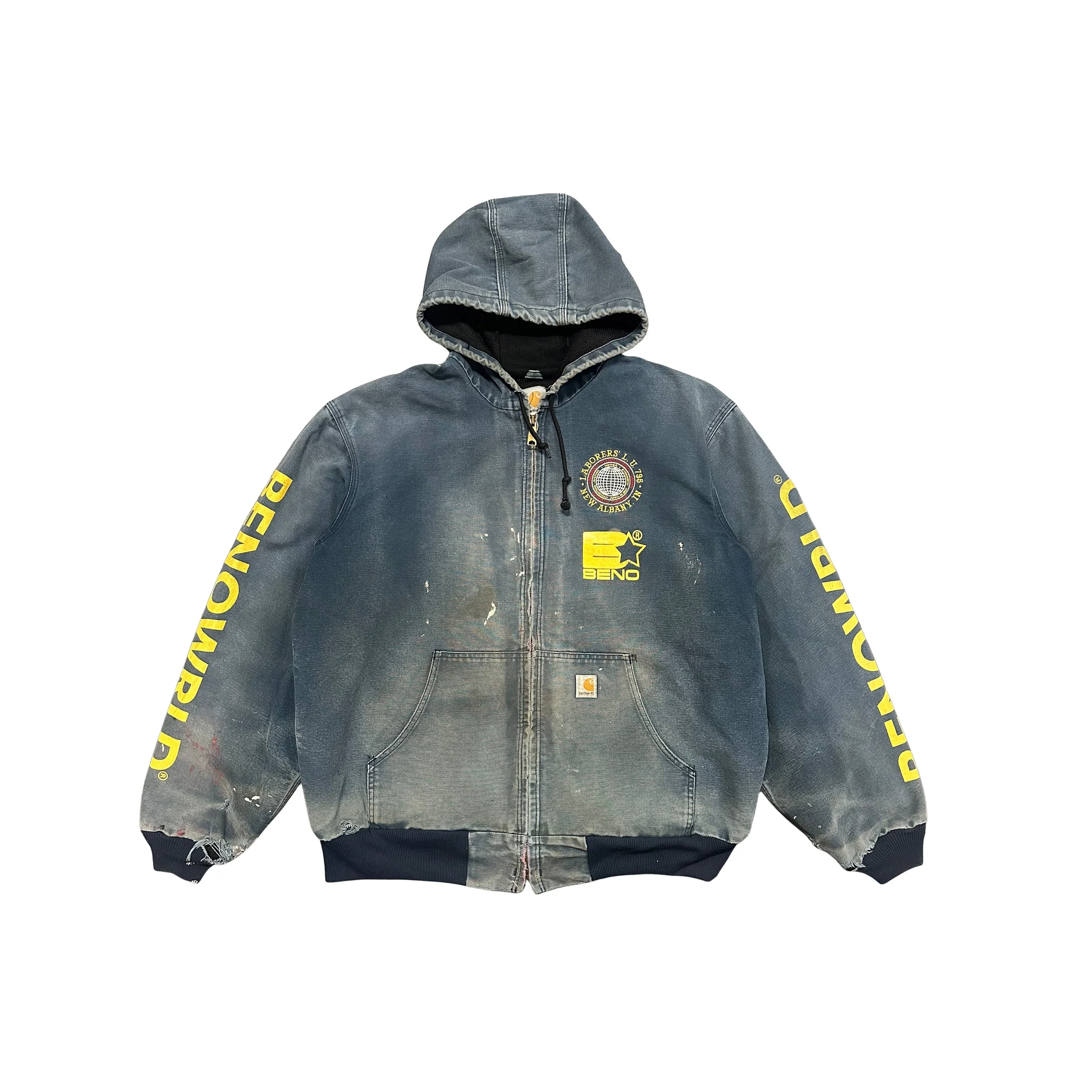 Beno x Vintage Carhartt Faded Denim 1 of 1 Jacket
