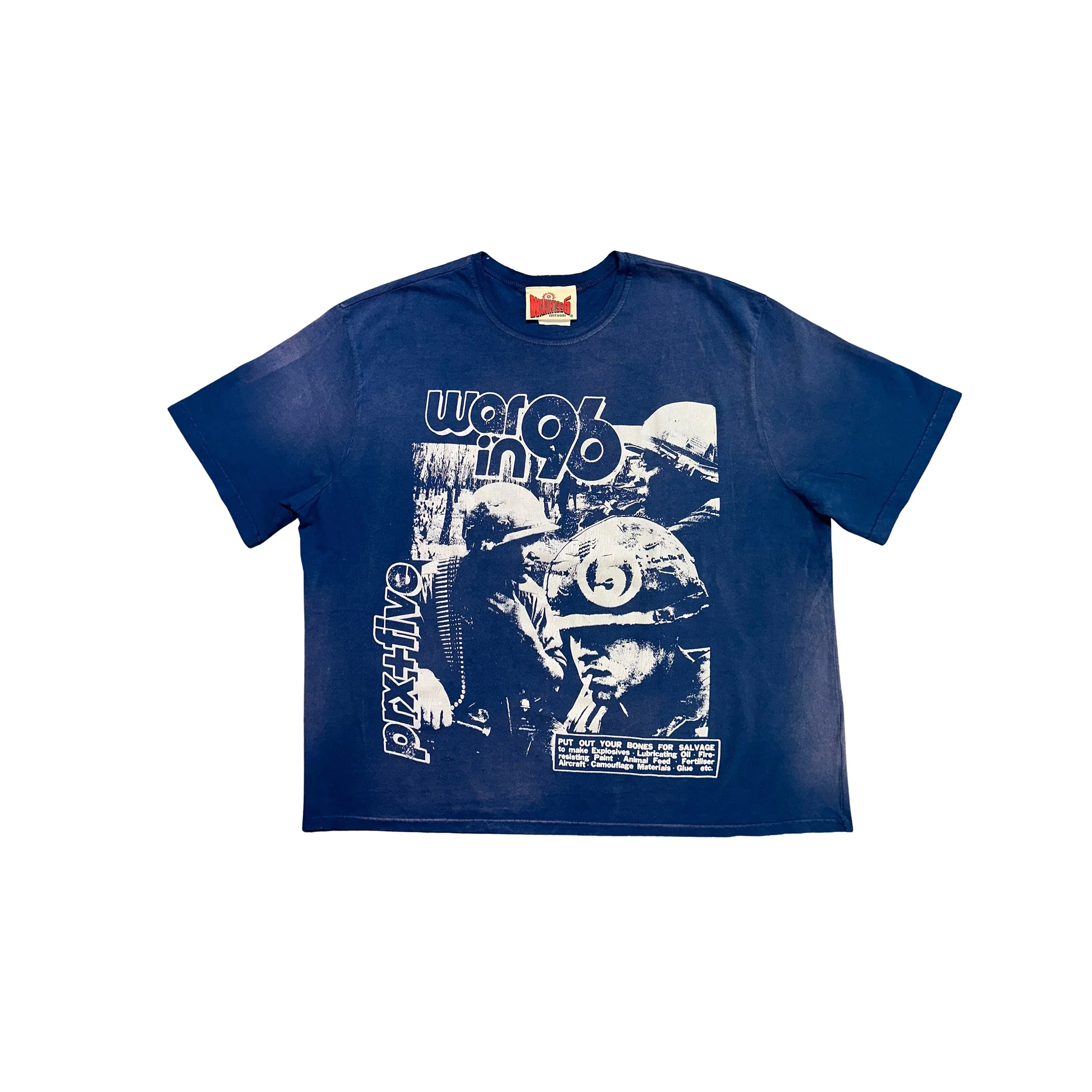 PRXIN96 "SALVAGE" 1 of 1 Tee Vintage Navy 2XL