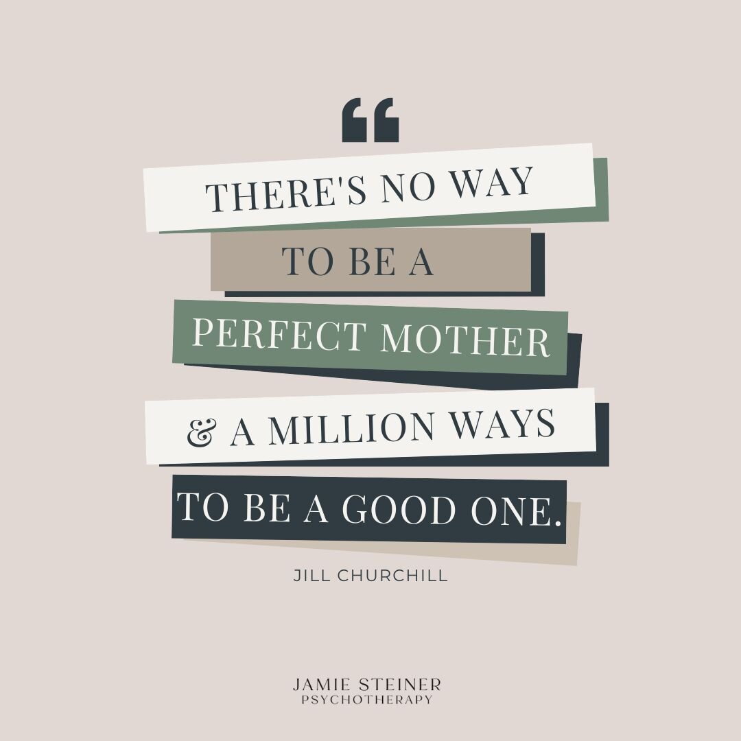On this upcoming Mother's Day, here's a reminder that striving for perfection as a parent is not setting yourself up for success. 👶⁣

You can't be everything and do everything all of the time. Focus on being compassionate and empathetic toward yours