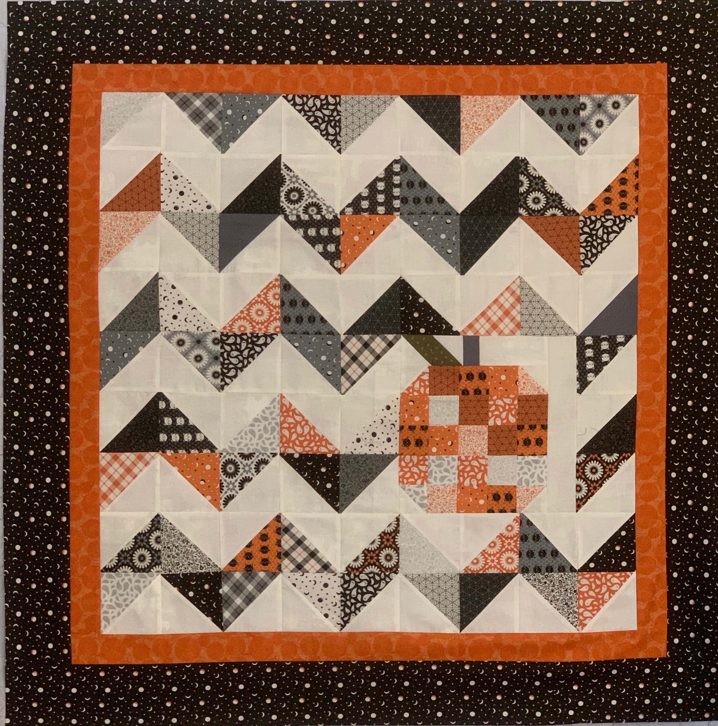 Baby's First Pumpkin Quilt