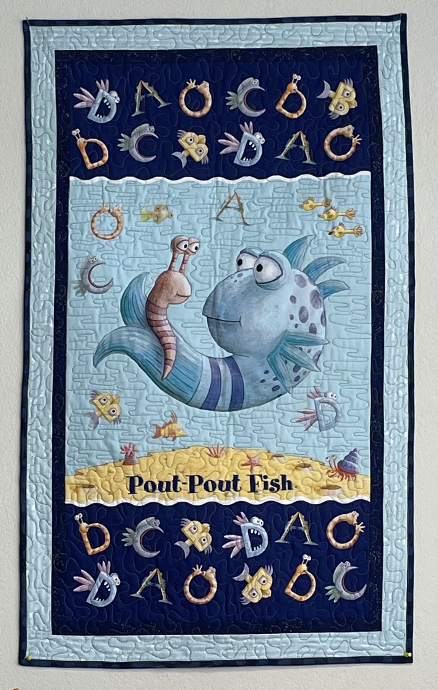 Pout Pout Fish Baby's Room Wall Hanging