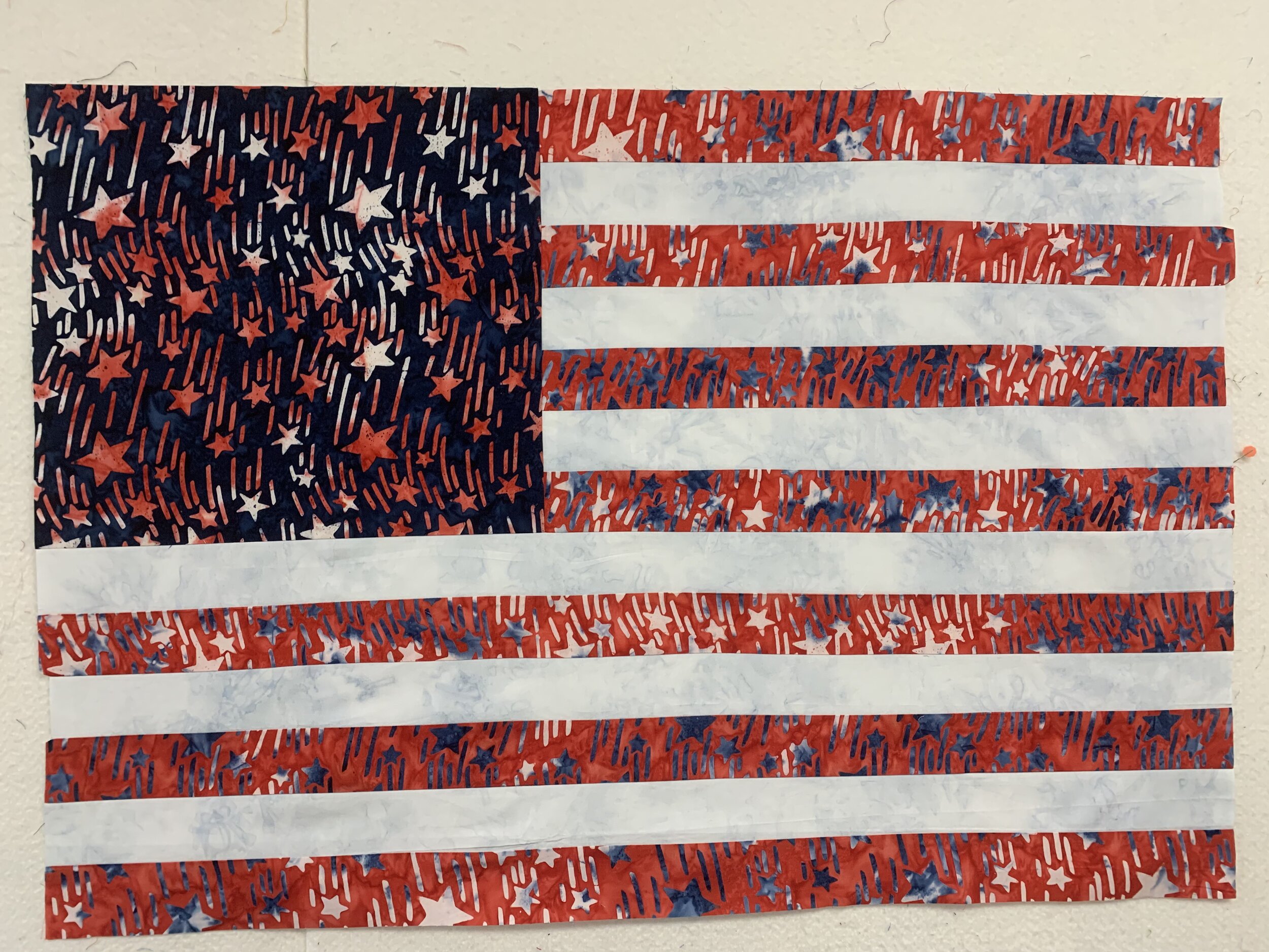 Quilted American Flag