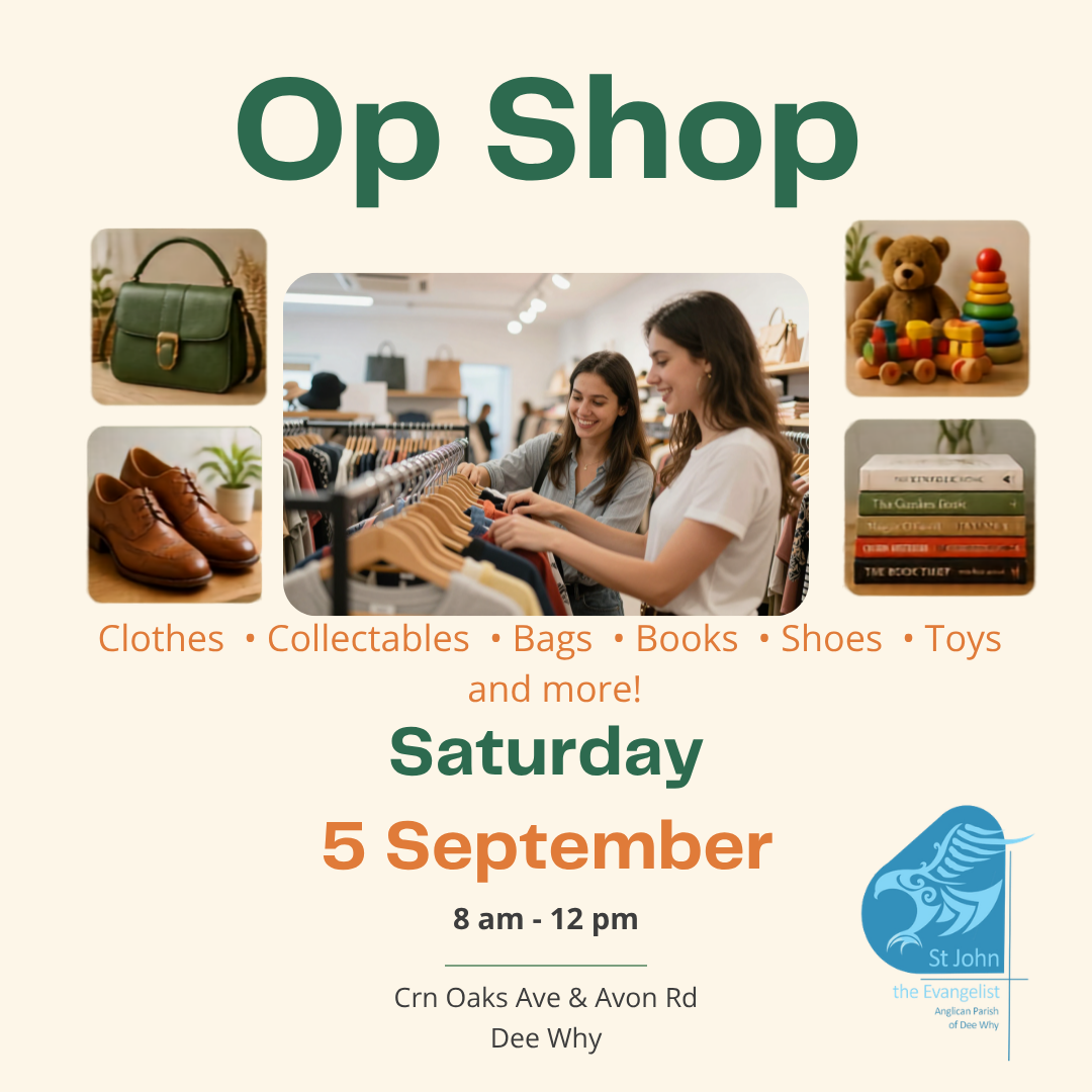 St John's September Op Shop