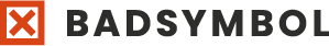 ☒ Badsymbol