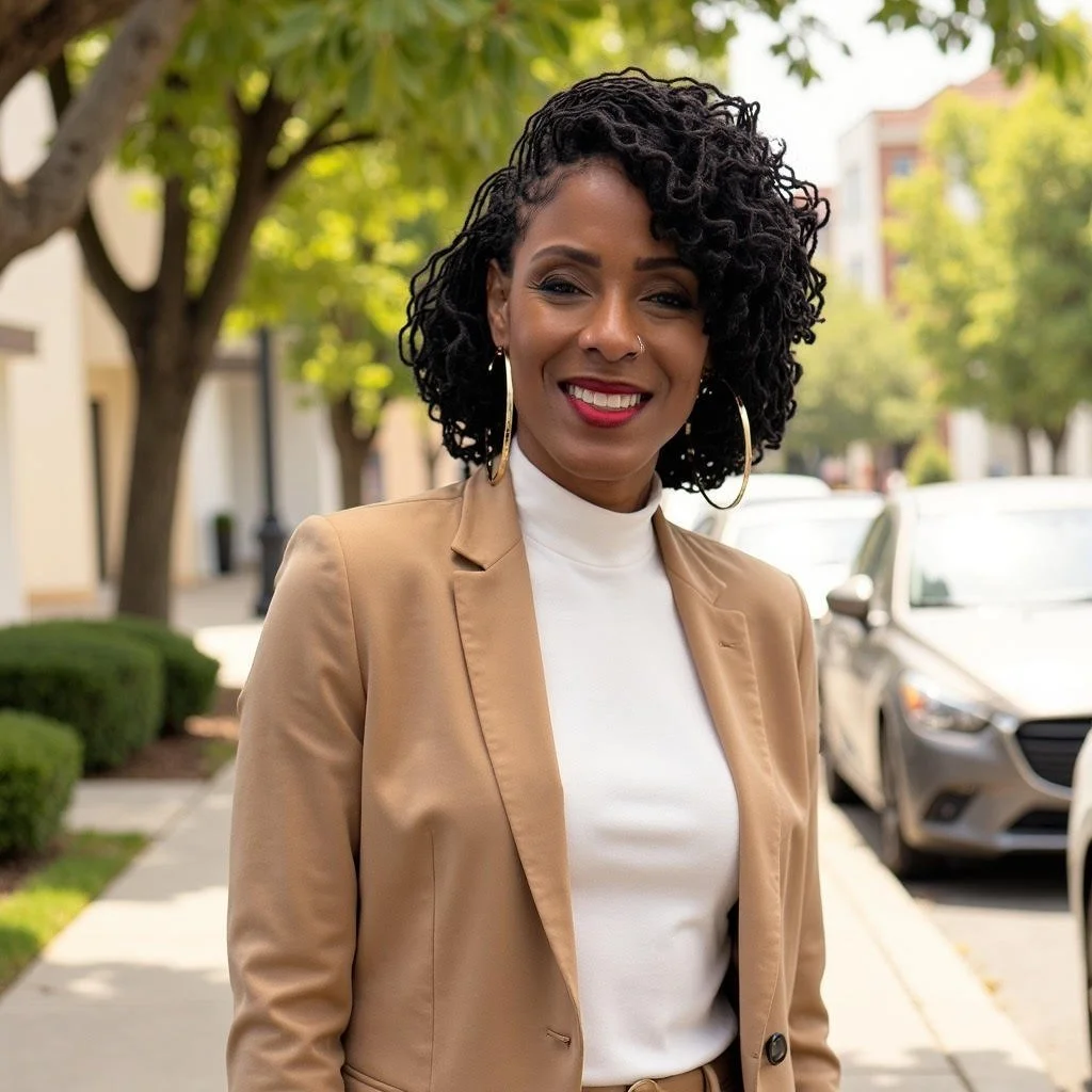 Ivye Owensby, Licensed Marriage and Family Therapist offering individual and couples mental health counseling and therapy in Atlanta, Georgia. Ivye offers in person therapy sessions and virtual therapy sessions to adults and adolescents.