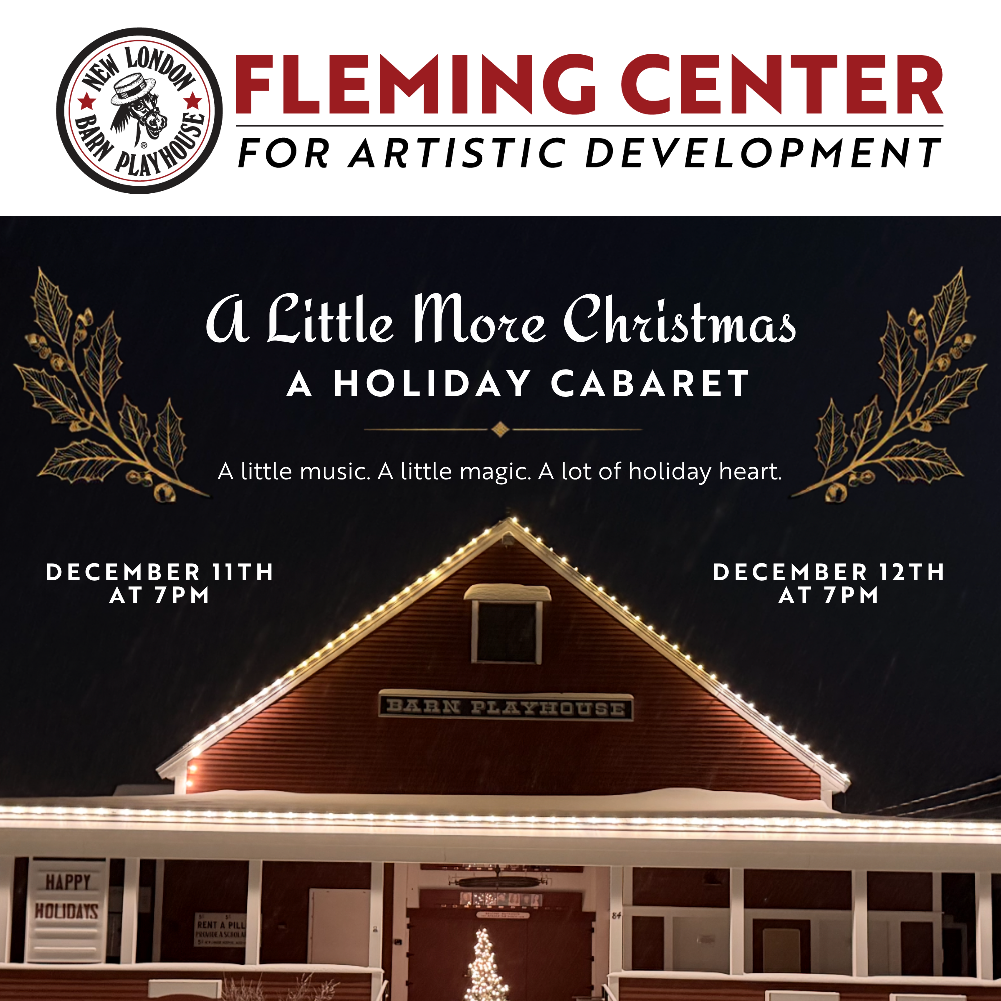 A Little More Christmas: A Holiday Cabaret