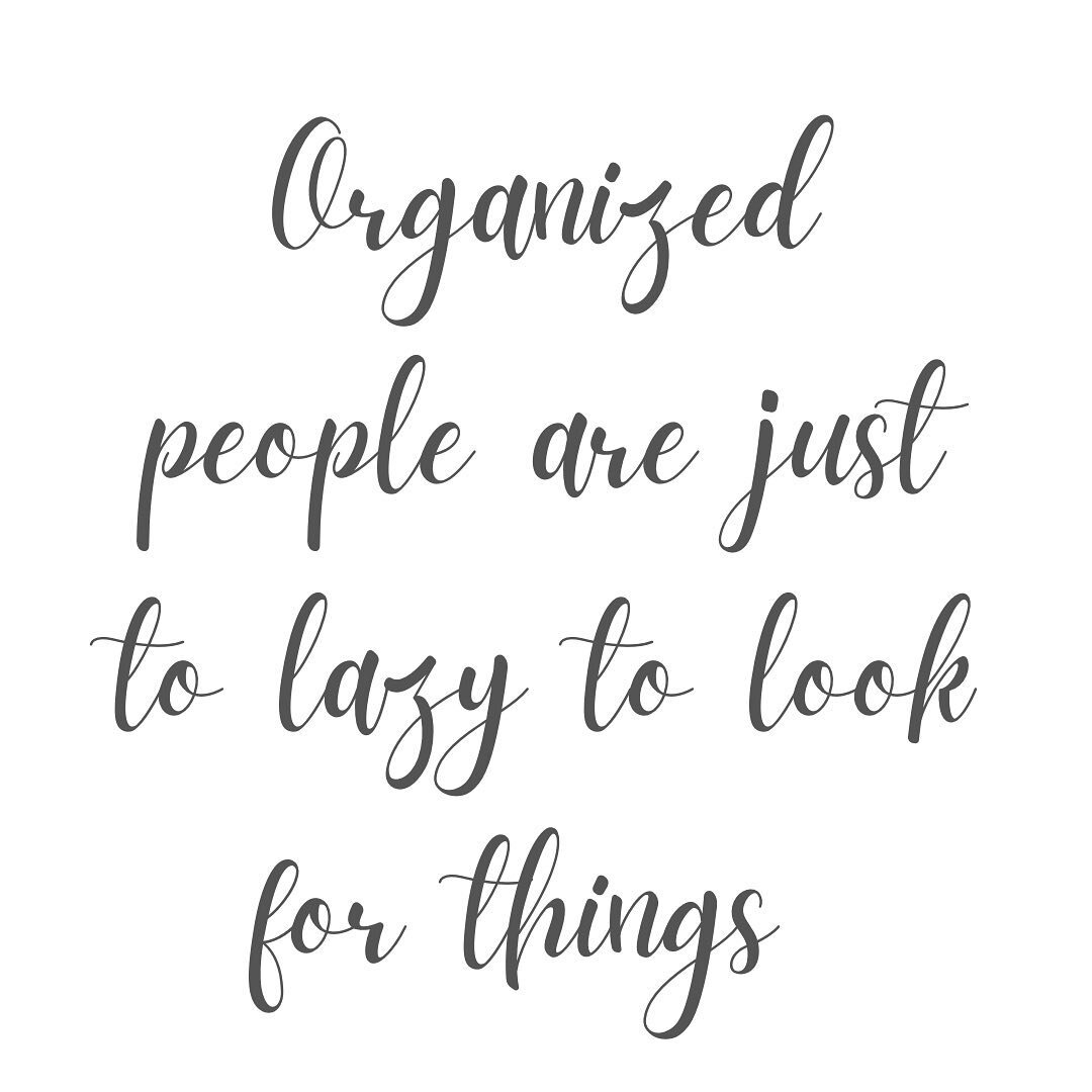 It&rsquo;s ok to admit it! 🙋&zwj;♀️

Make your life easier by giving your items an organized home!
.
.
.
#professsionalorganizer #organizer #organizedhome #organizedlife #organization #organizing #organizingtips #organizeyourlife
