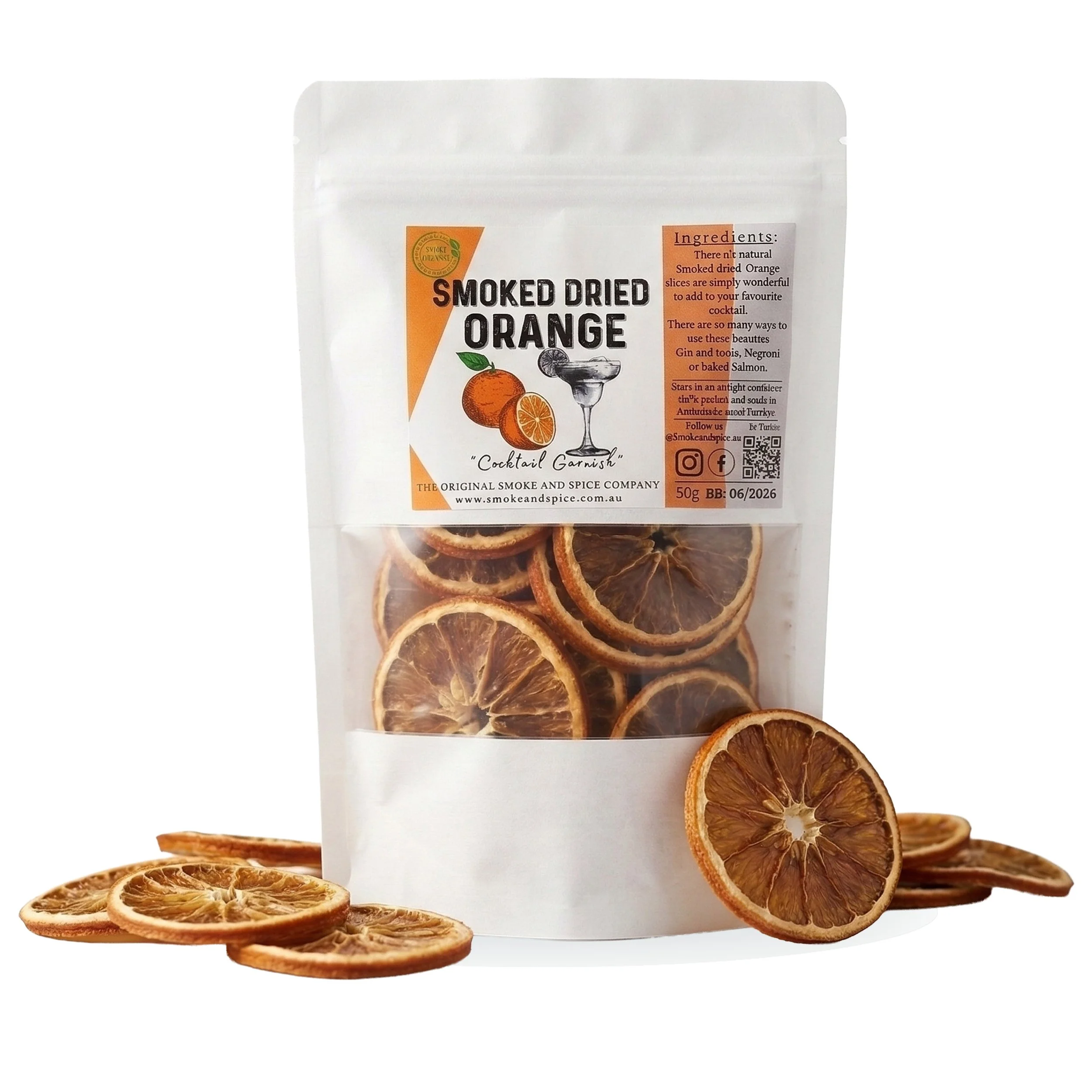 Smoked Dried Orange, Dried Orange