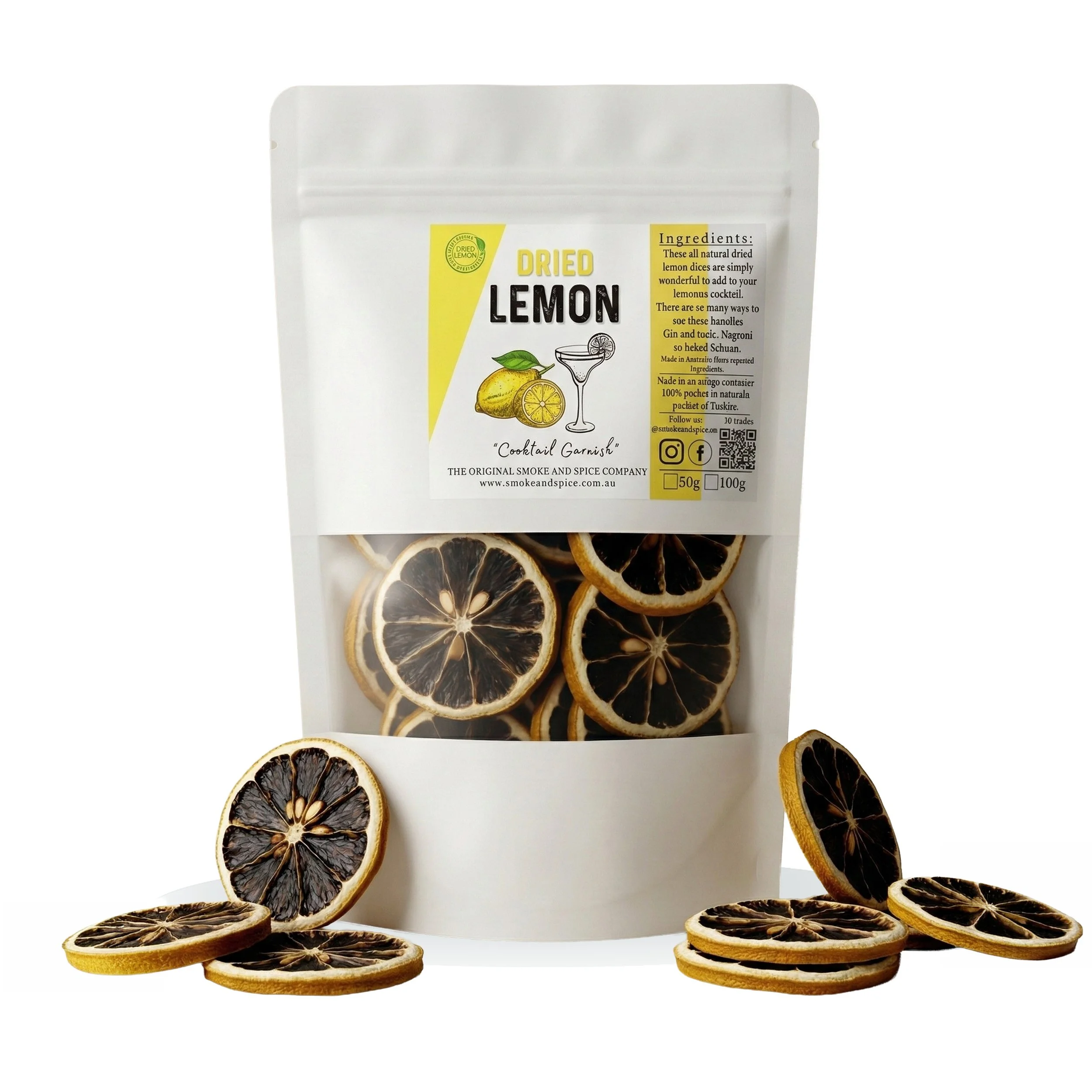 Smoked Dried Lemon, Dried Lemon