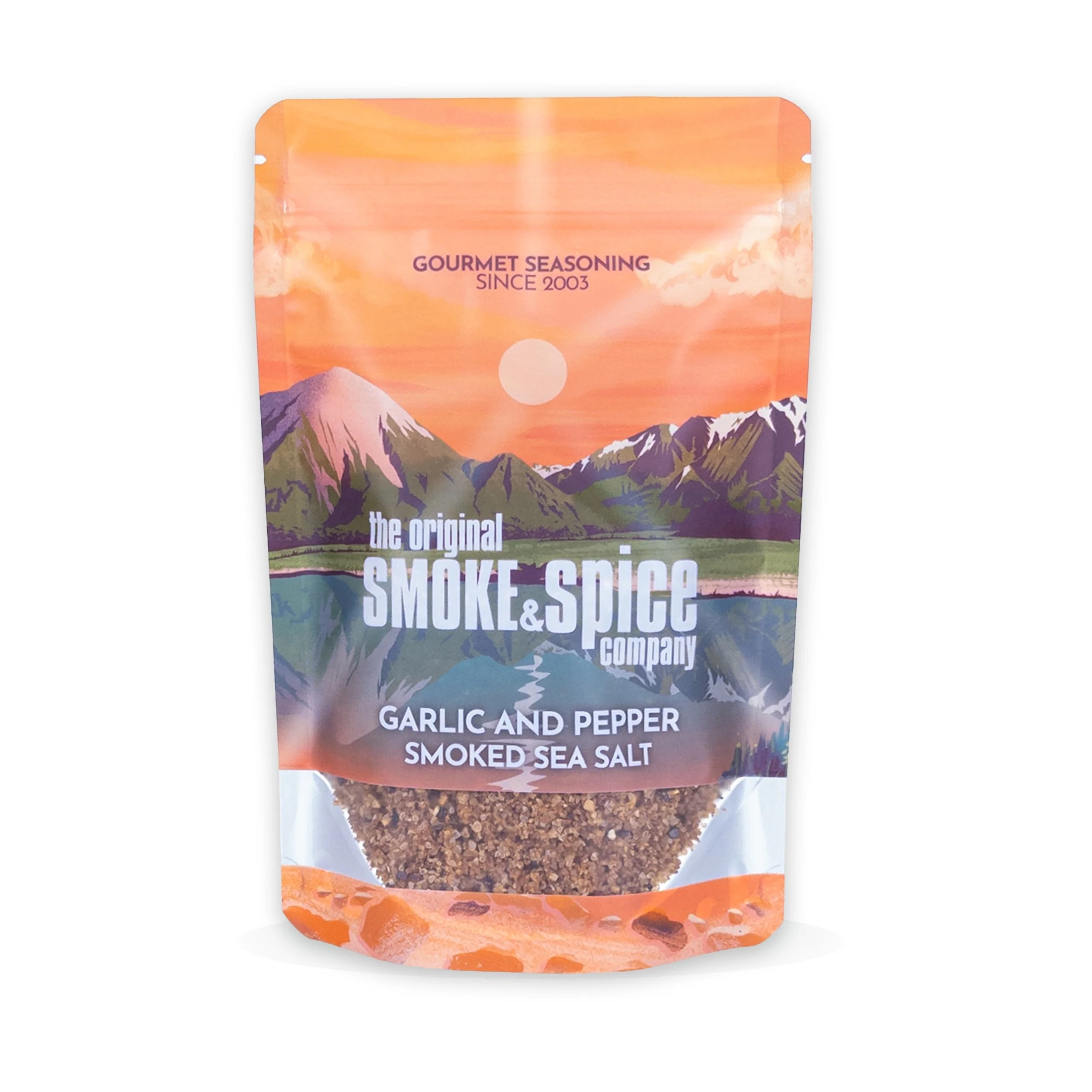 Garlic & Pepper
 Smoked Salt.