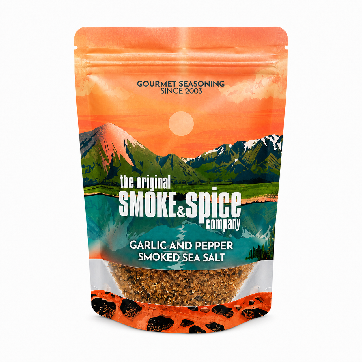 Garlic & Pepper Smoked Salt