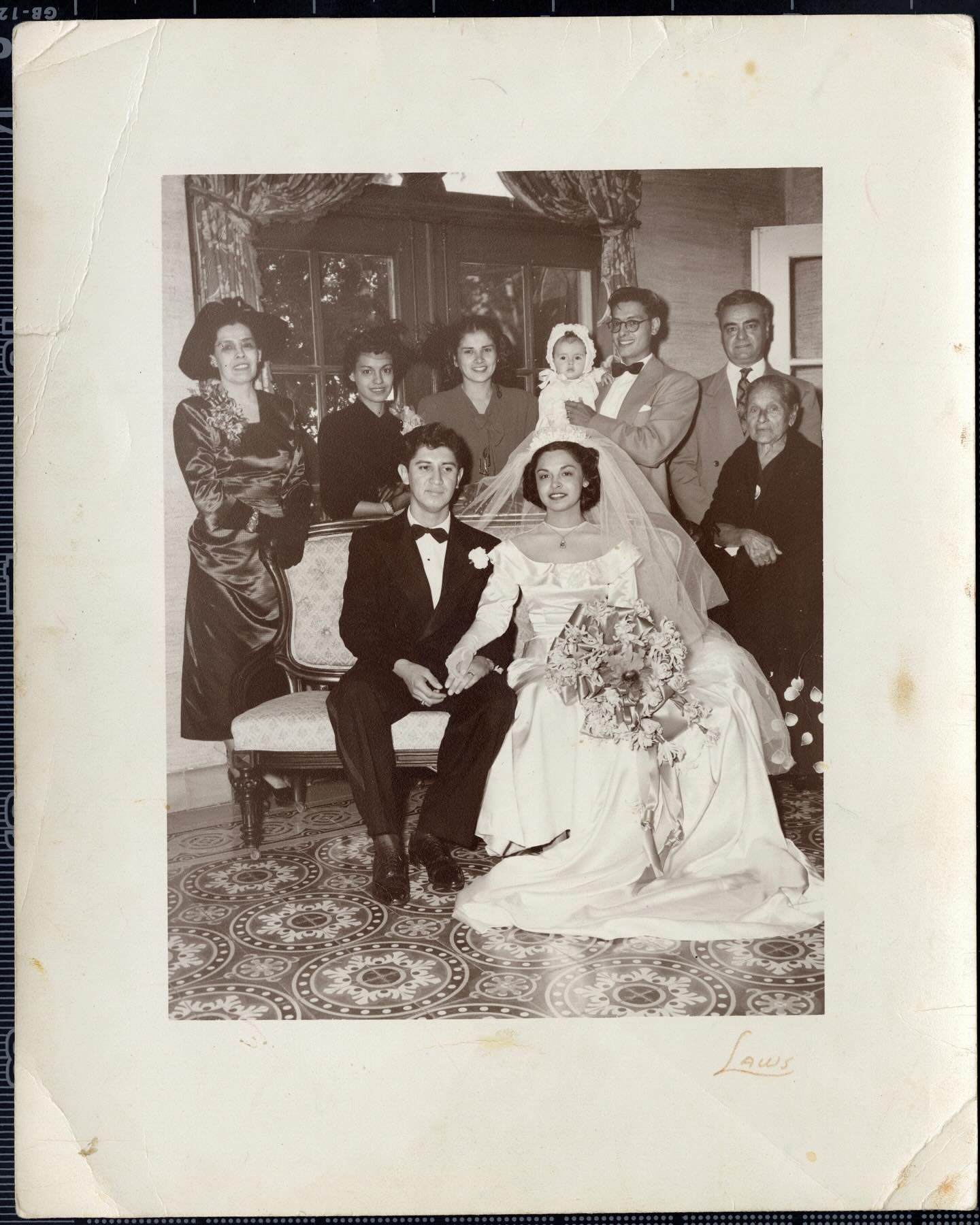 This is my aunt Margie&rsquo;s wedding photo. I have always loved and cherished it since I inherited it. I never realized it would be some of the most important chronology for the rest of my research. The fact that this woman, my grandmother&rsquo;s 