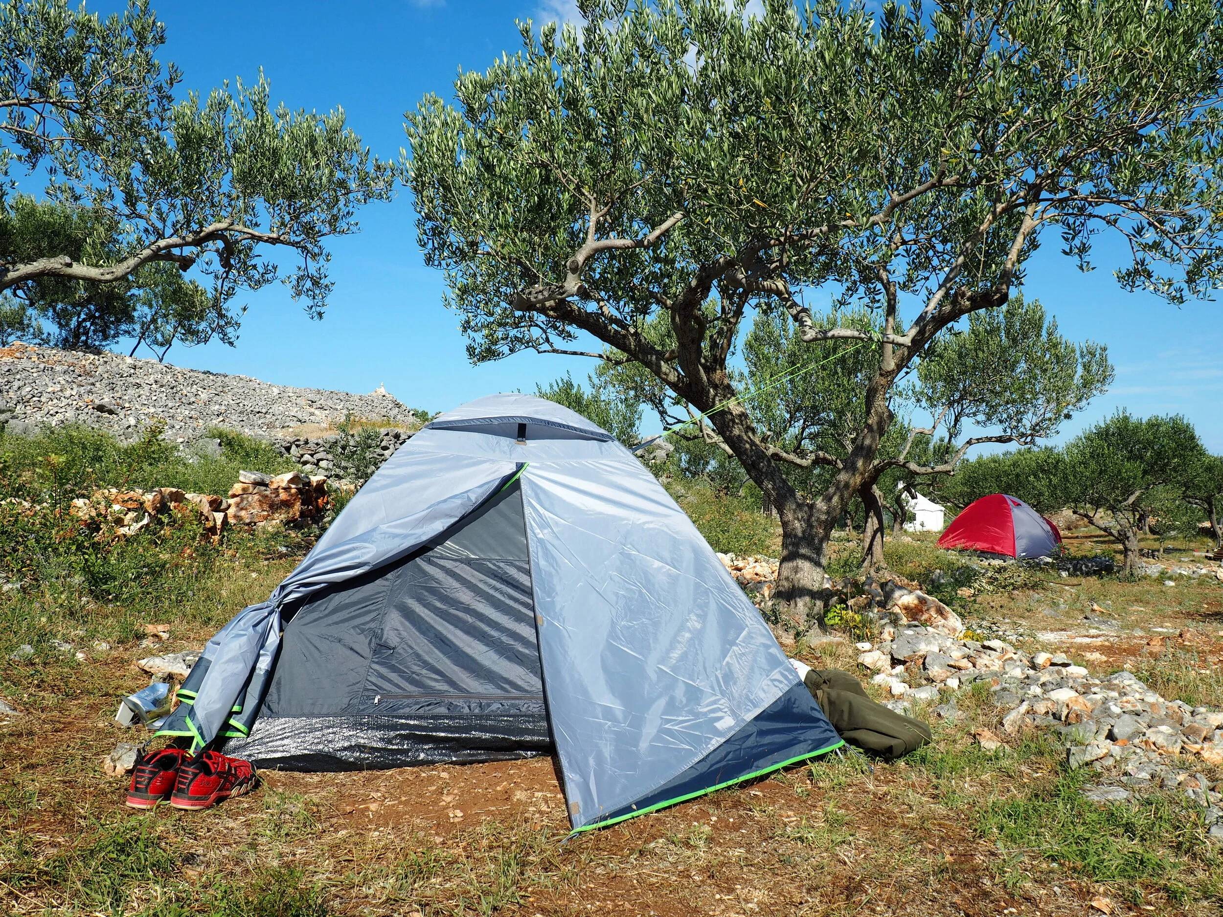 Camping spots at Gea Viva - eco island retreat