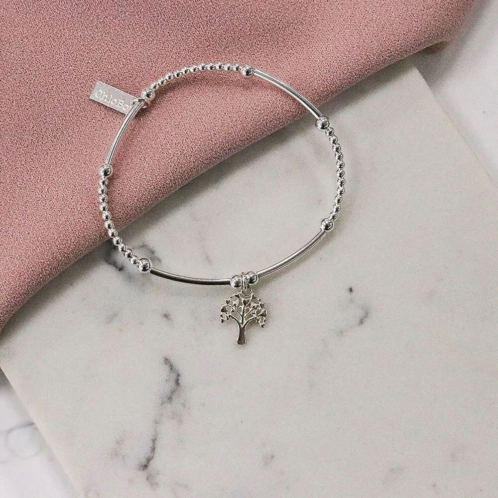 CHLOBO Silver Cute Mini Heart Tree of Life SBCM690 Chapter 79