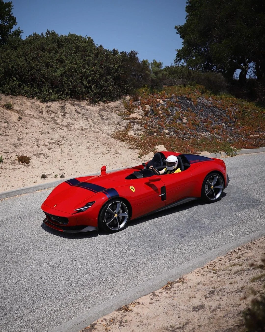 Ferrari Monza SP2 at Laguna Seca during the Monterey Car Week