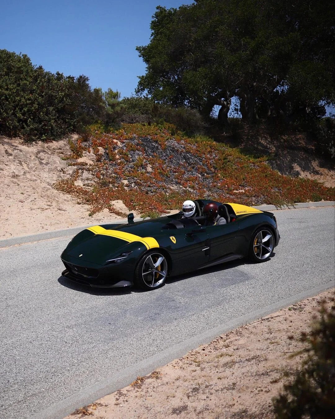 Ferrari Monza SP2 at Laguna Seca during the Monterey Car Week