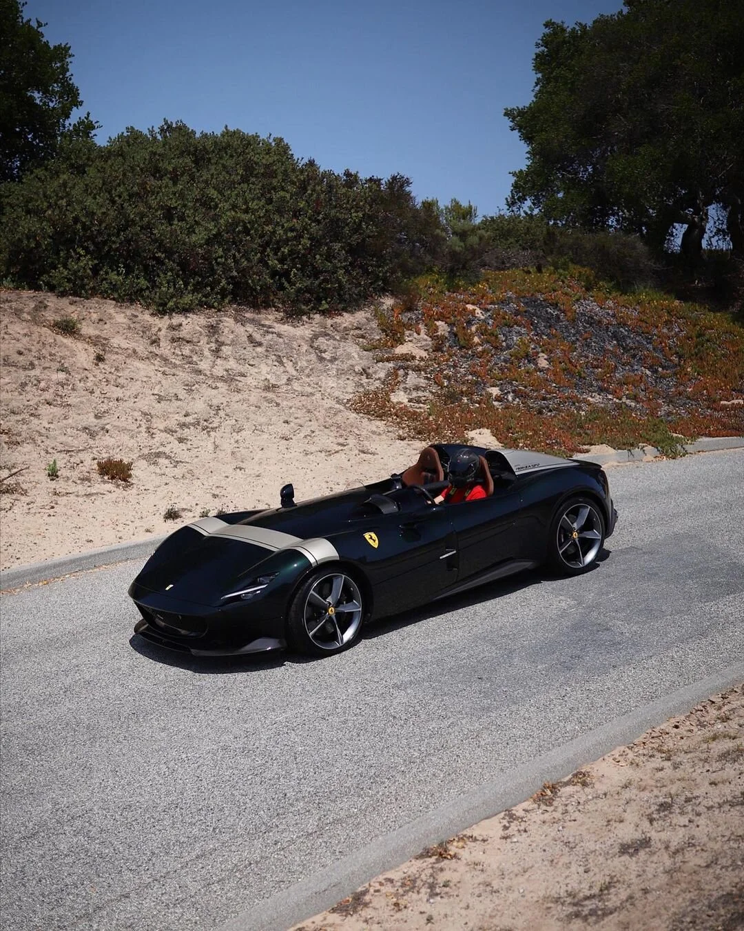 Ferrari Monza SP2 at Laguna Seca during the Monterey Car Week
