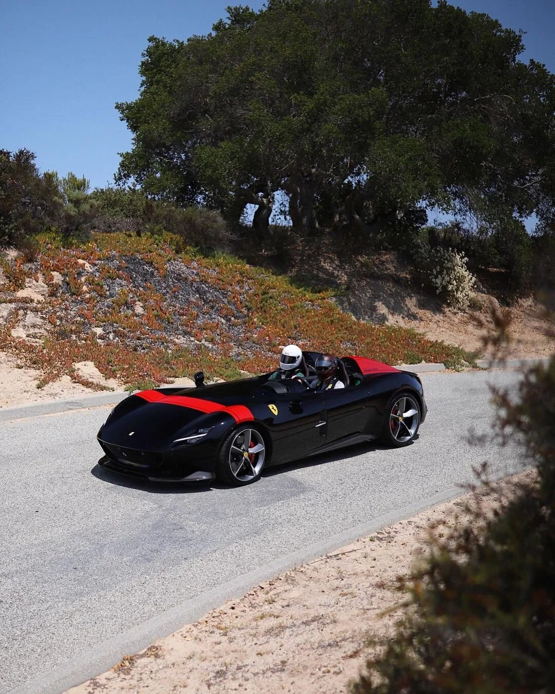 Ferrari Monza SP2 at Laguna Seca during the Monterey Car Week
