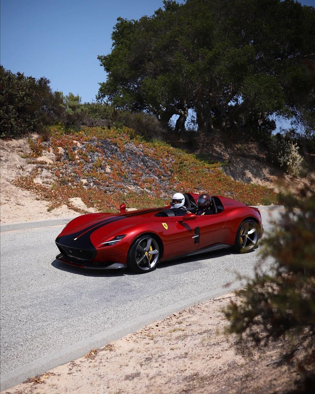 Ferrari Monza SP2 at Laguna Seca during the Monterey Car Week