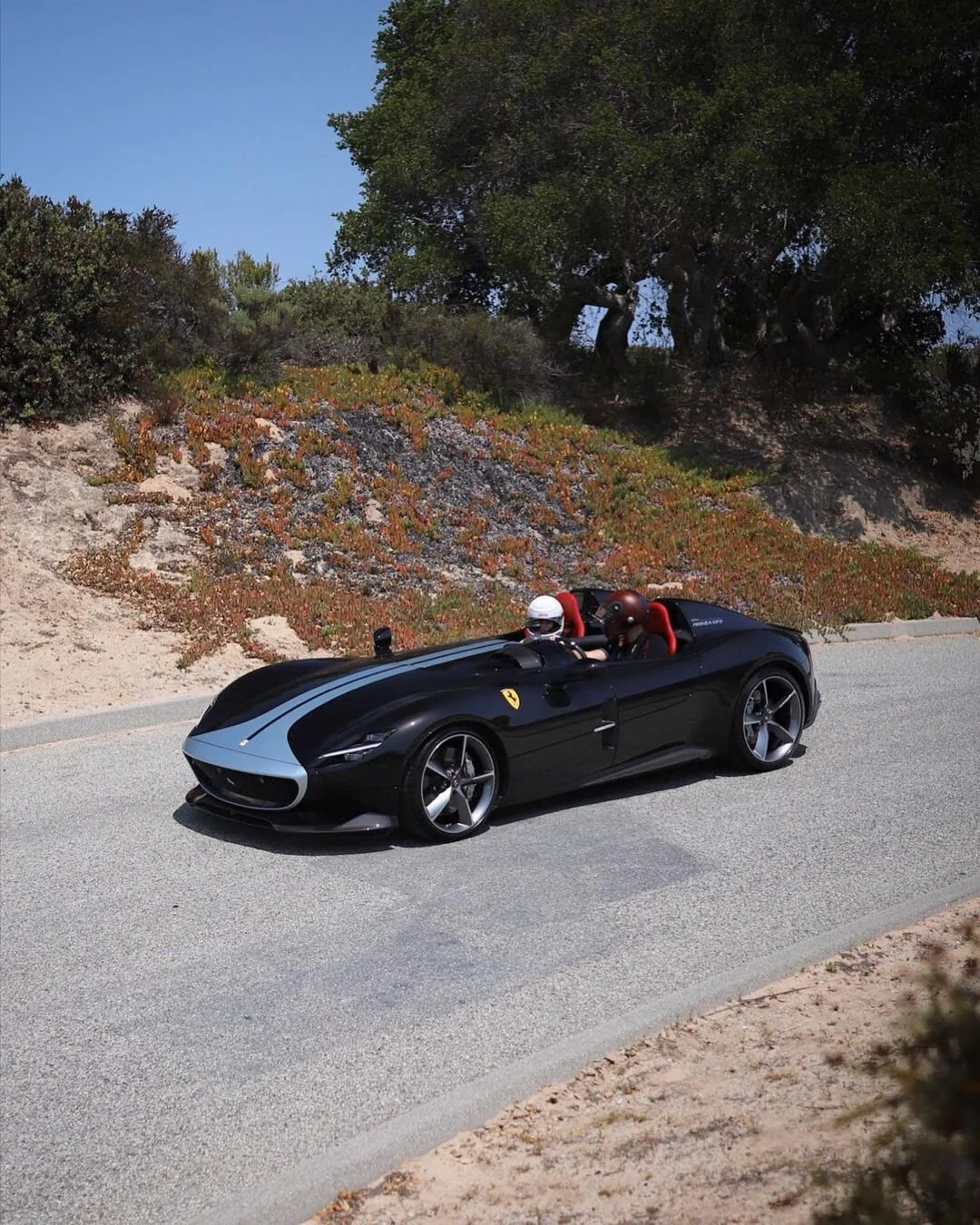 Ferrari Monza SP2 at Laguna Seca during the Monterey Car Week