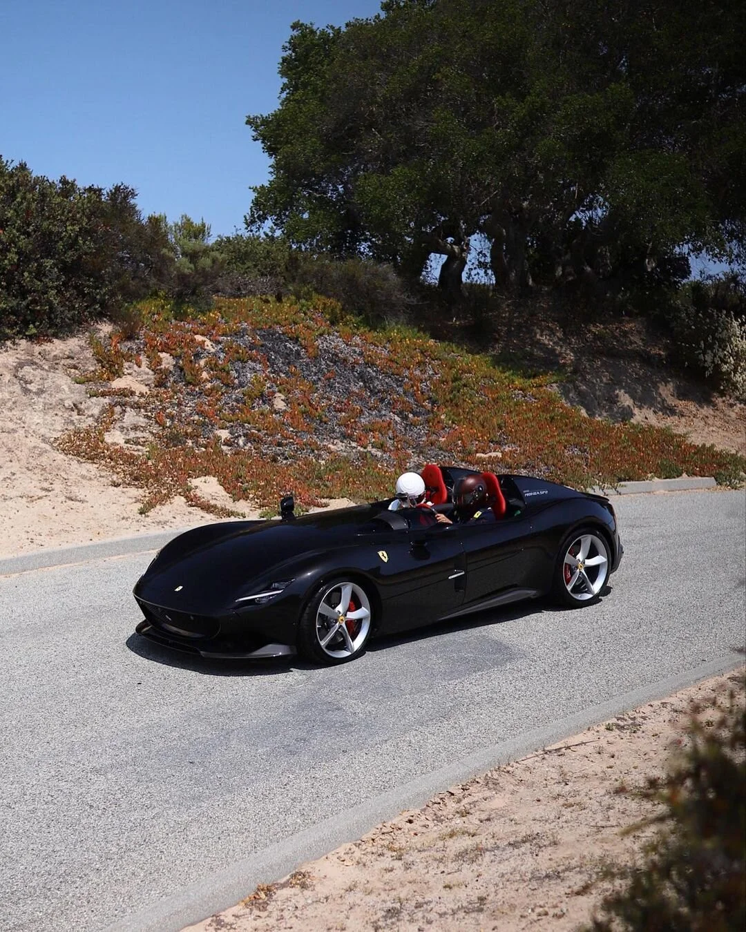 Ferrari Monza SP2 at Laguna Seca during the Monterey Car Week