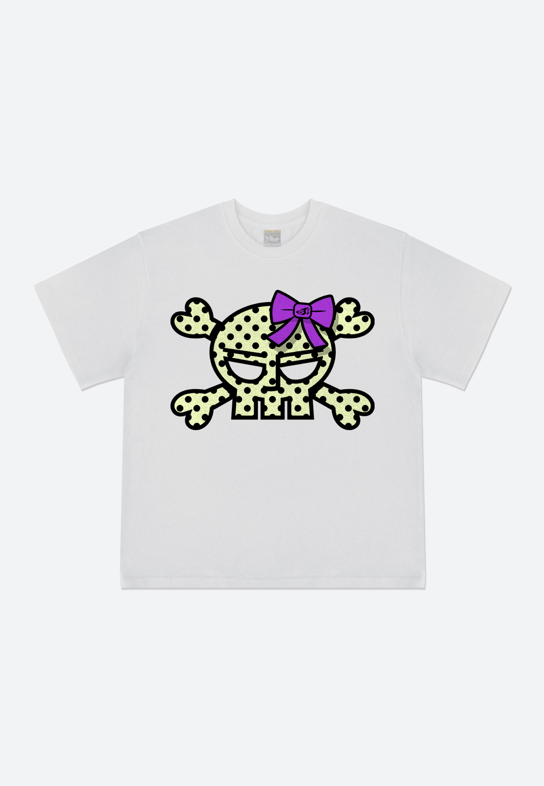 T-SHIRT POLKA SKULL