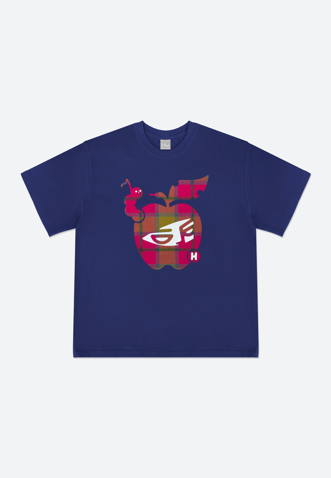 T-SHIRT POMME ROUGE CACHEE