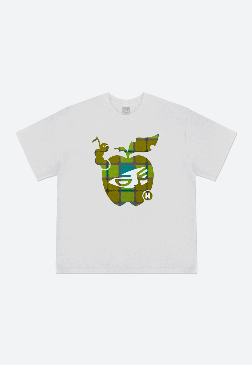 T-SHIRT POMME VERTE CACHEE