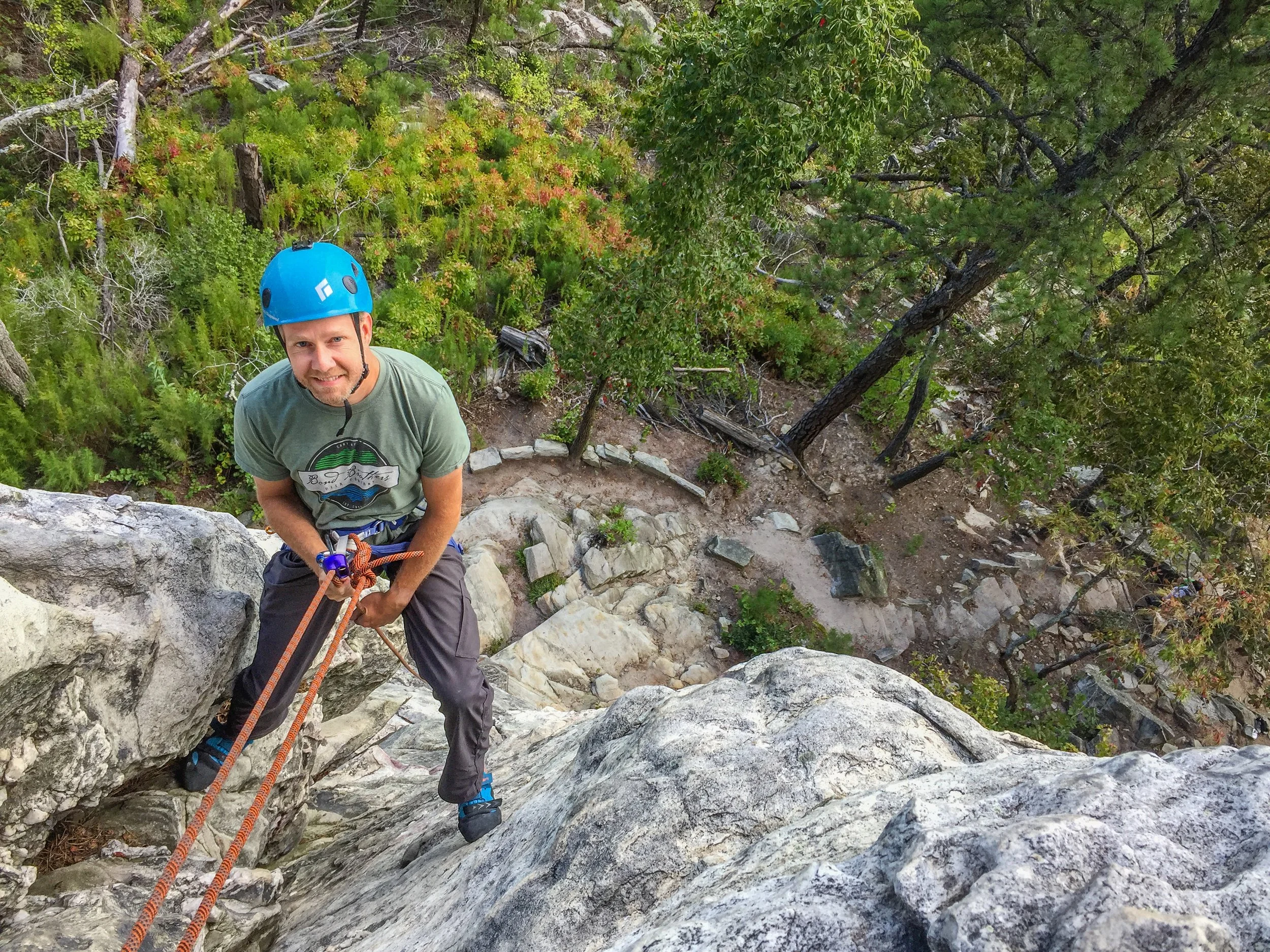 Pilot Mountain, NC Climbing Blue Ridge Mountain Guides