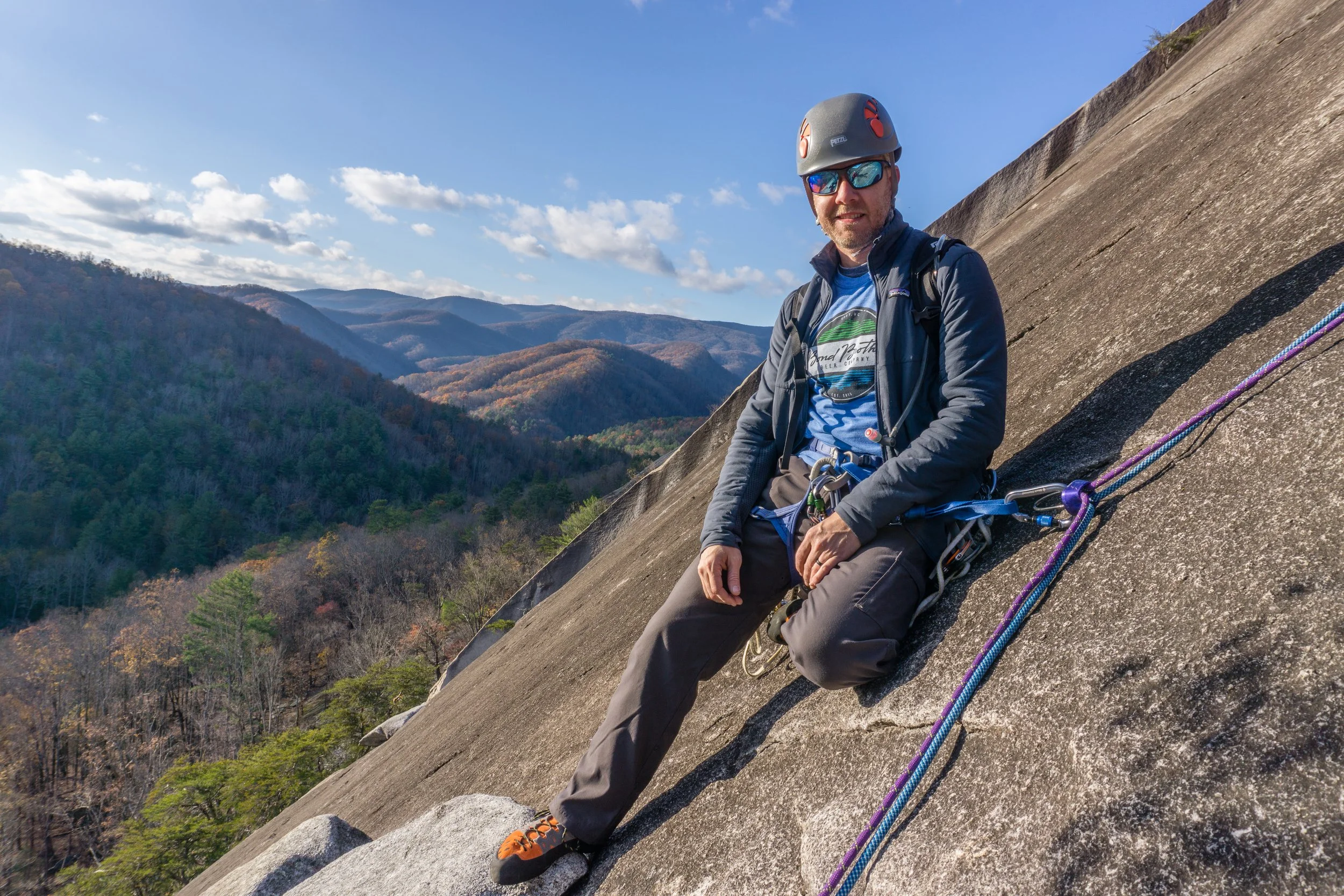Climb Stone Mountain, NC Blue Ridge Mountain Guides