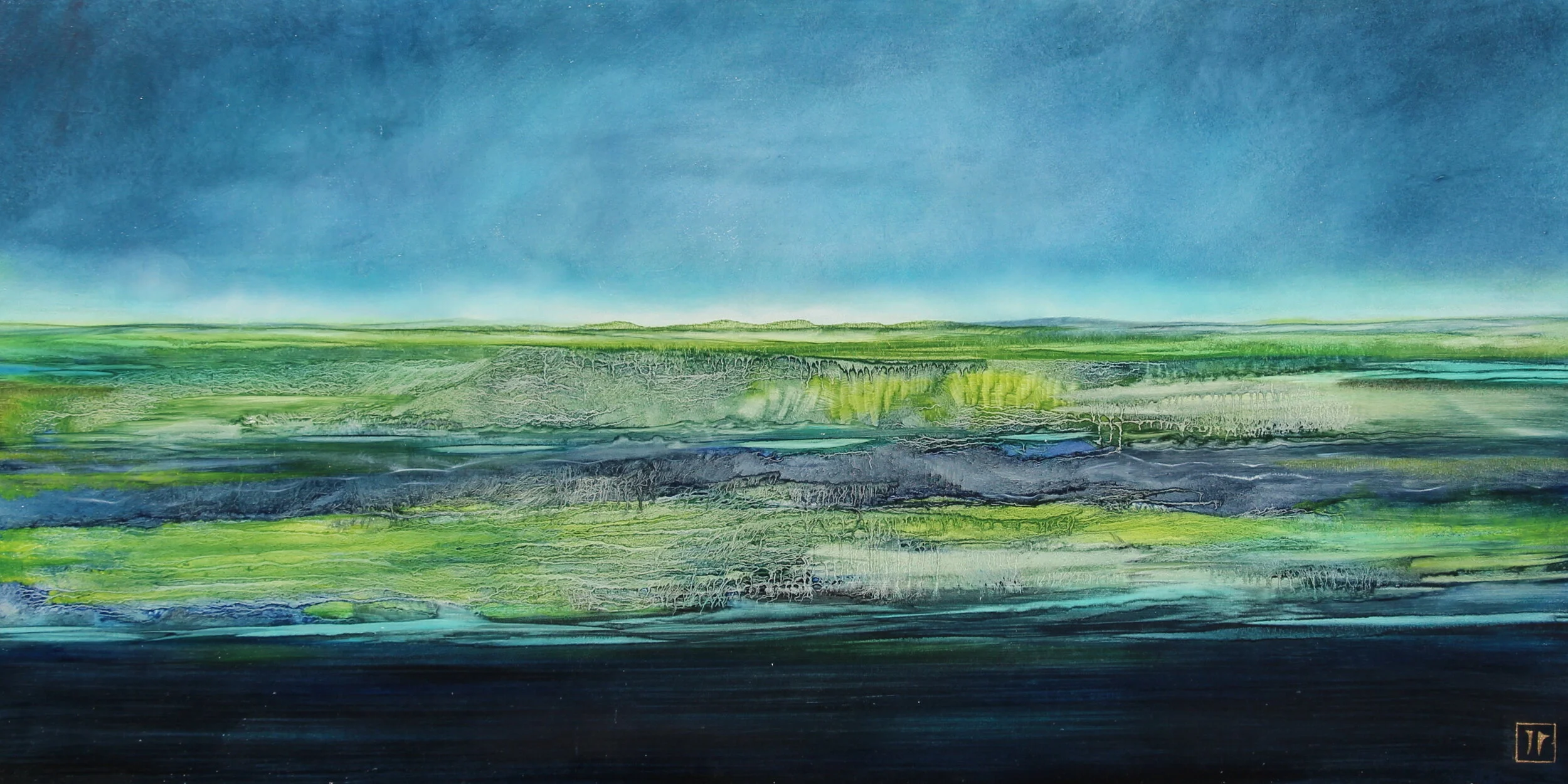 Les rivages de la vie - 90cmx45cm