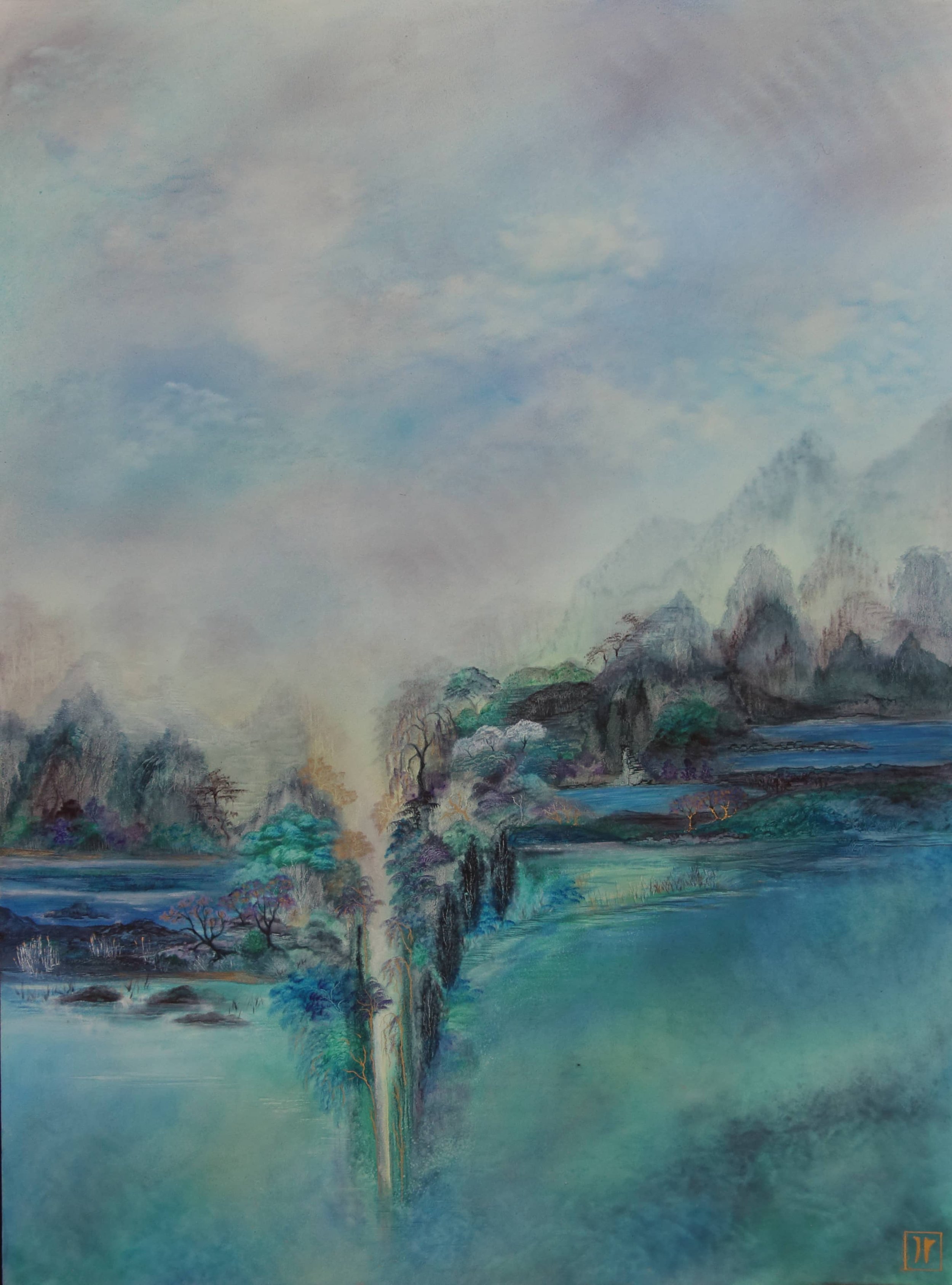 Se perdre dans les eaux bleues- vendu