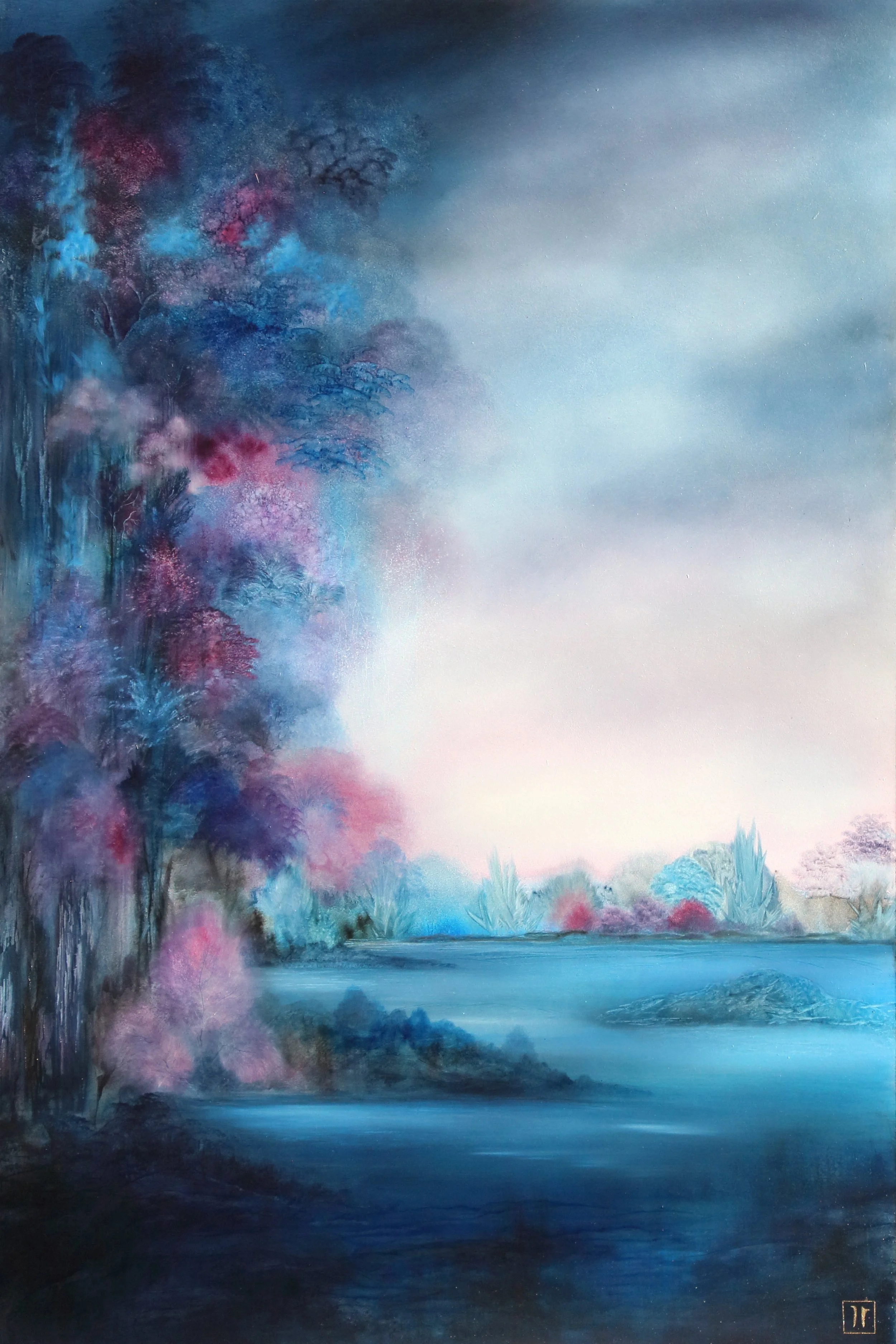 Le bleu envoûtant du lac-vendu