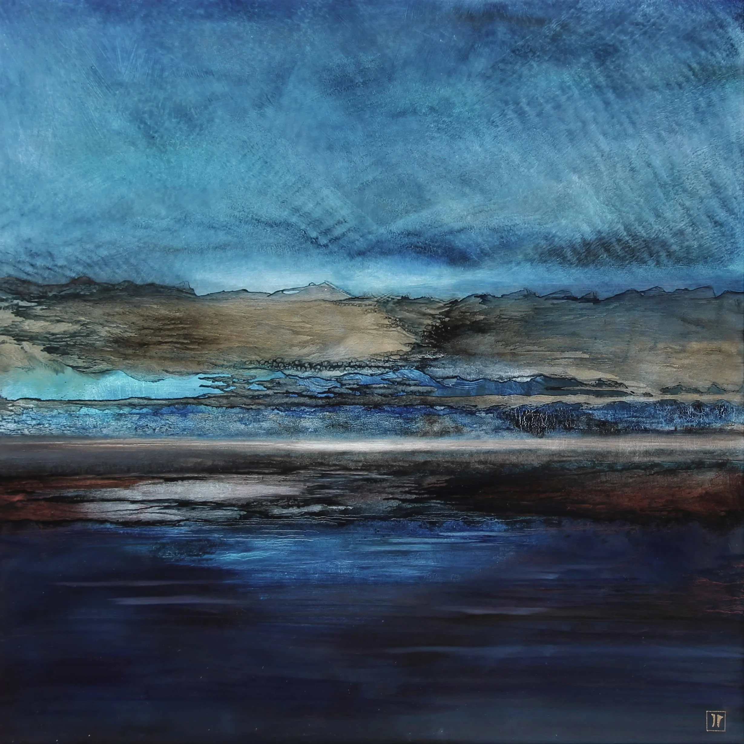 L'Homme et la Mer - 90cmx90cm