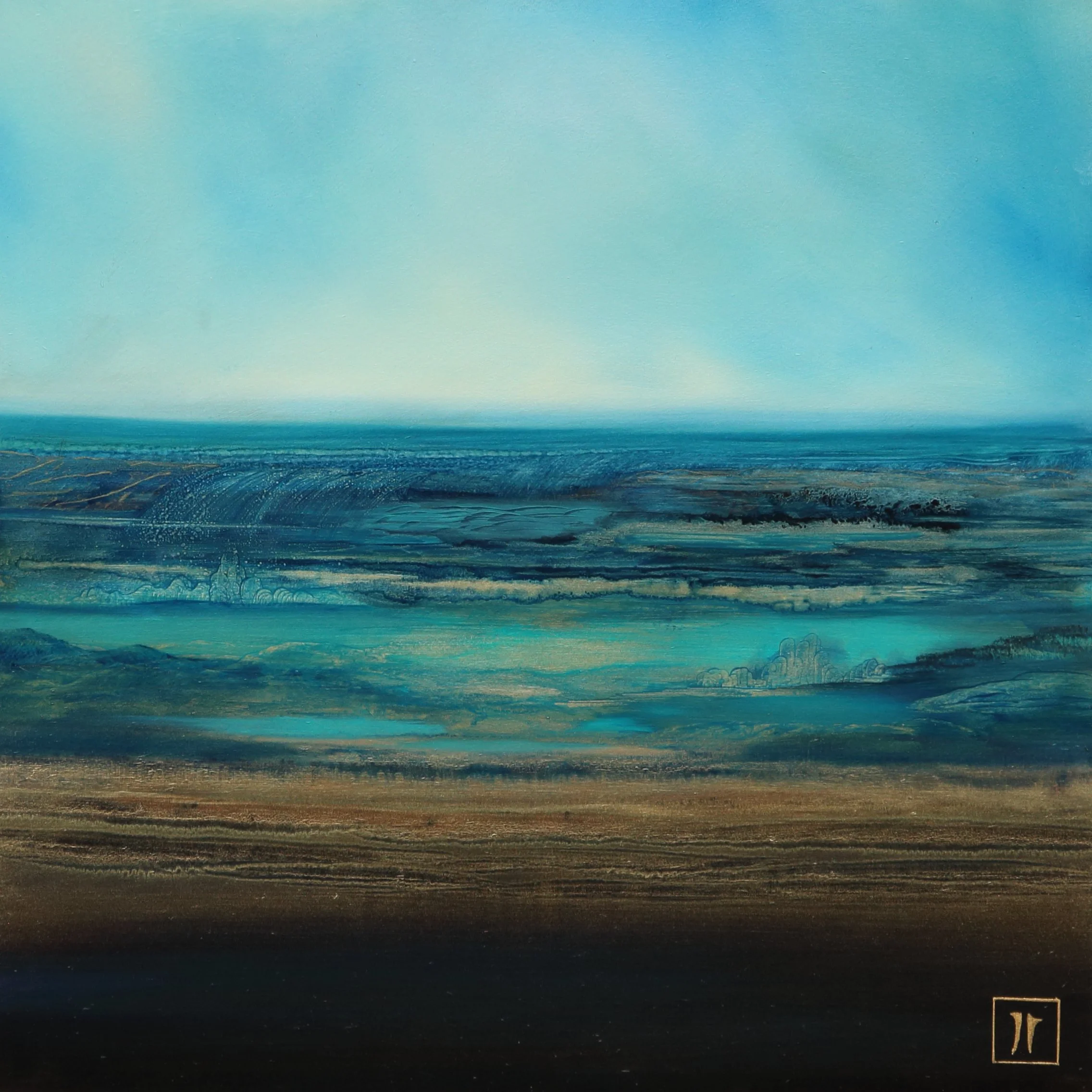 Se laisser glisser dans le bleu de l'eau - vendu