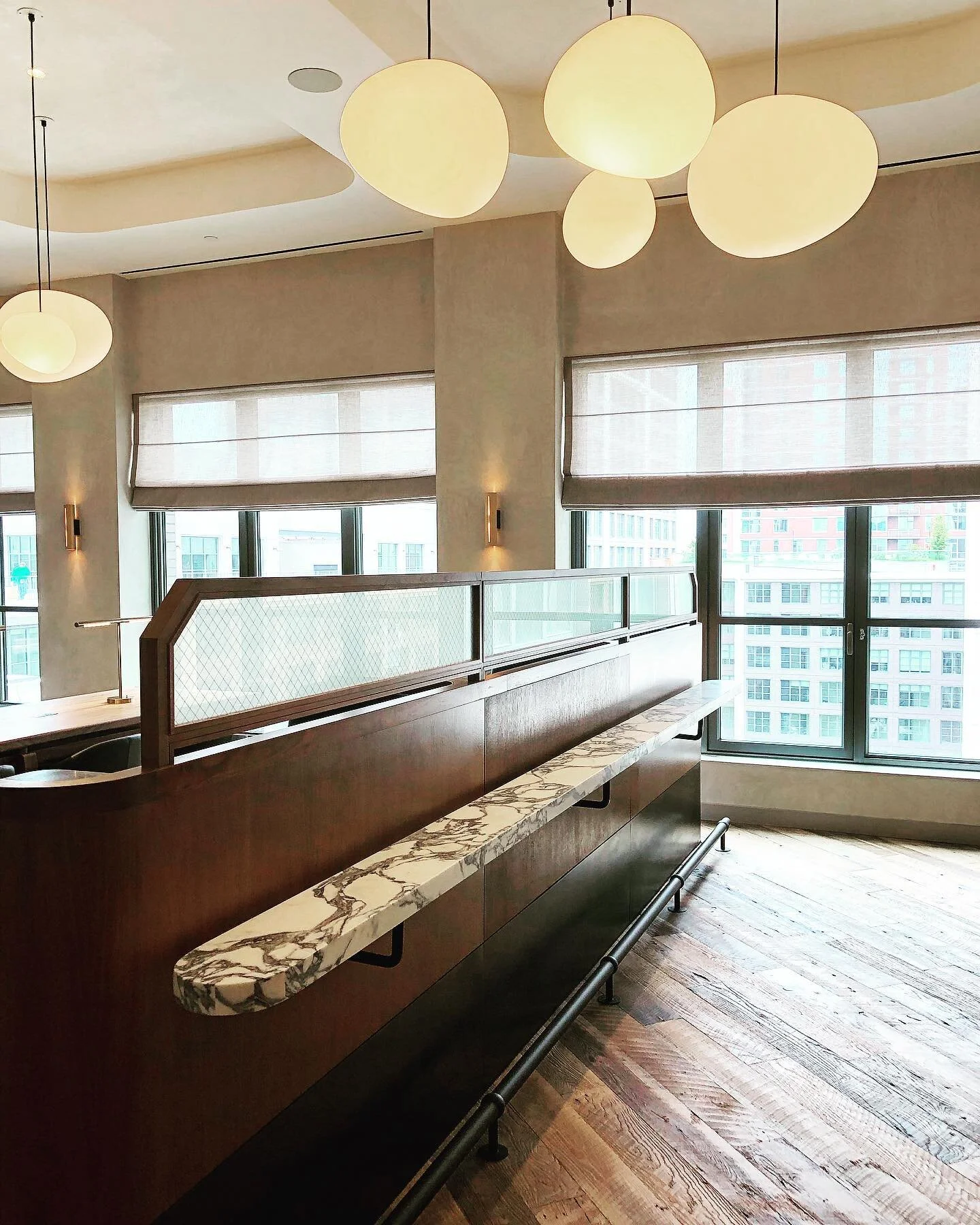 N E W  P R O J E C T: 
Client walkthrough @frontandyork every amenity + detail left us inspired.