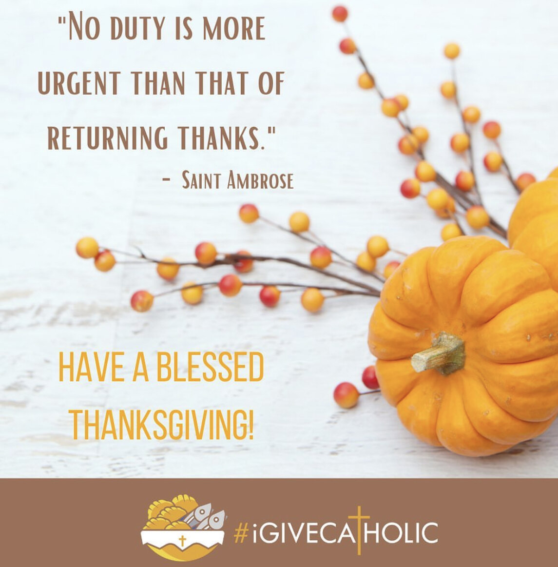 St. Andrew Catholic School would like to wish our students, families, and Faculty and Staff a wonderful Thanksgiving. We are thankful to have such a beautiful community. God Bless and give thanks. #thisisstandrew #catholicschool #happythanksgiving🦃