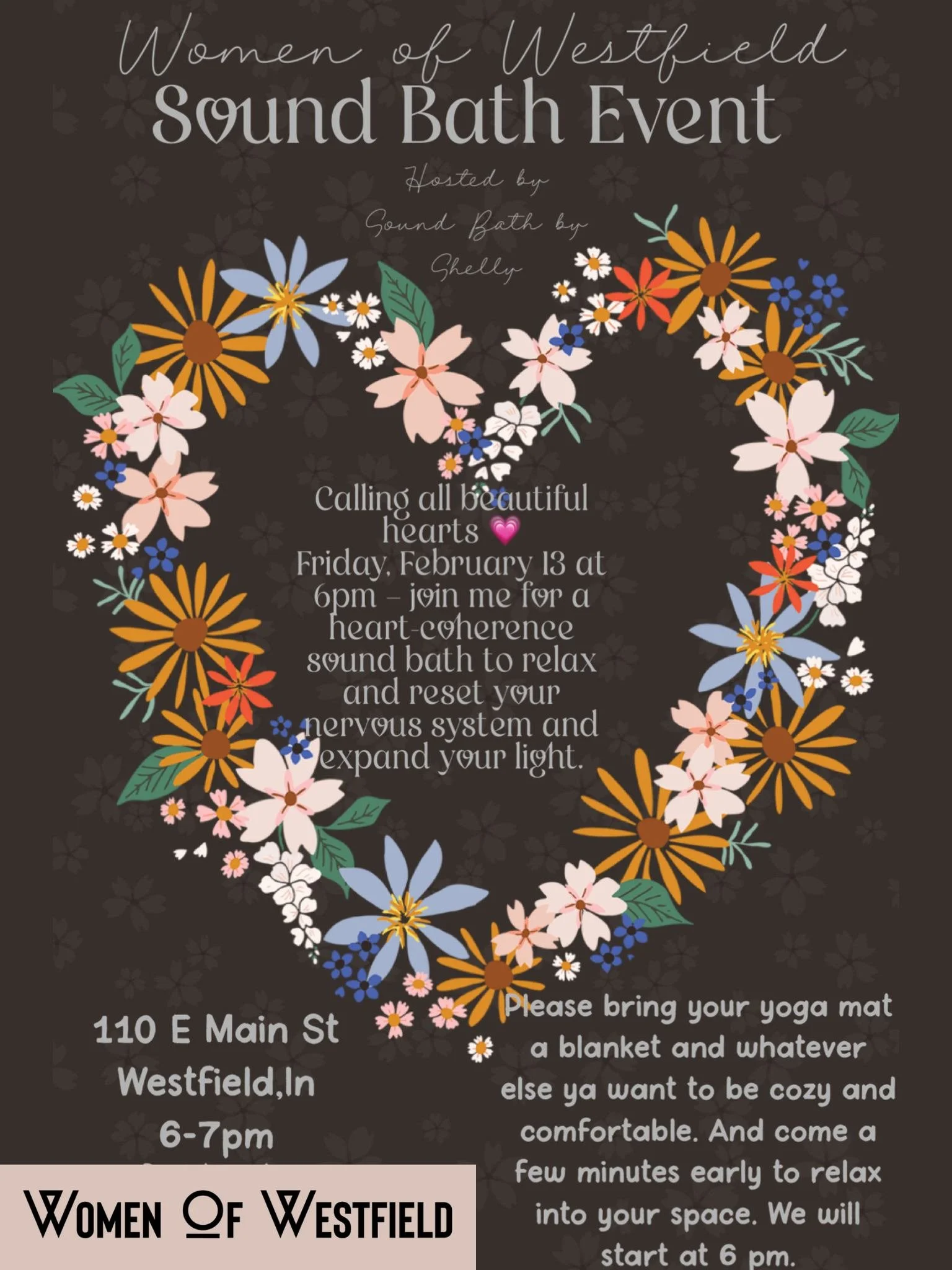 Women of Westfield Sound Bath Event