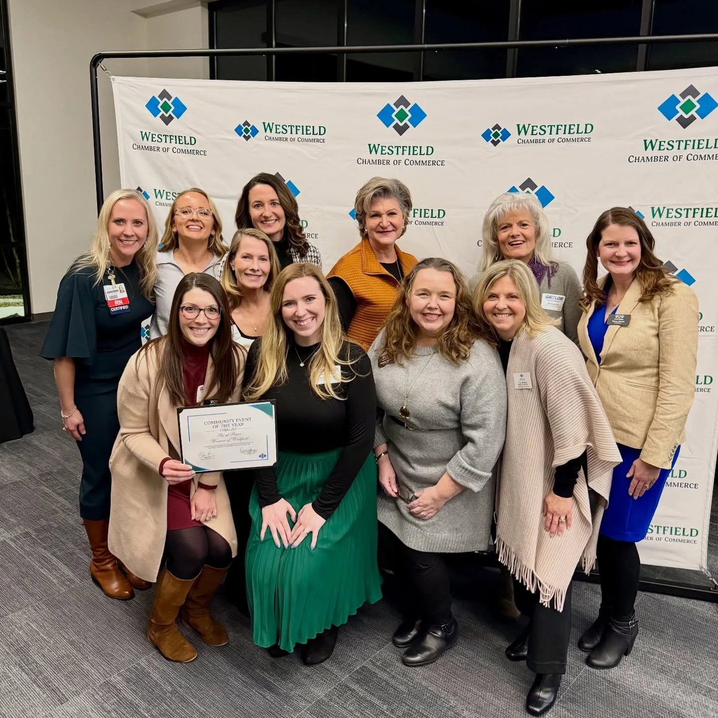 We were honored to attend the @westfieldchamberindy Lantern Awards last night as a nominee for Community Event of the Year! We love our community and can&rsquo;t wait for more opportunities to connect with you this year 🩷