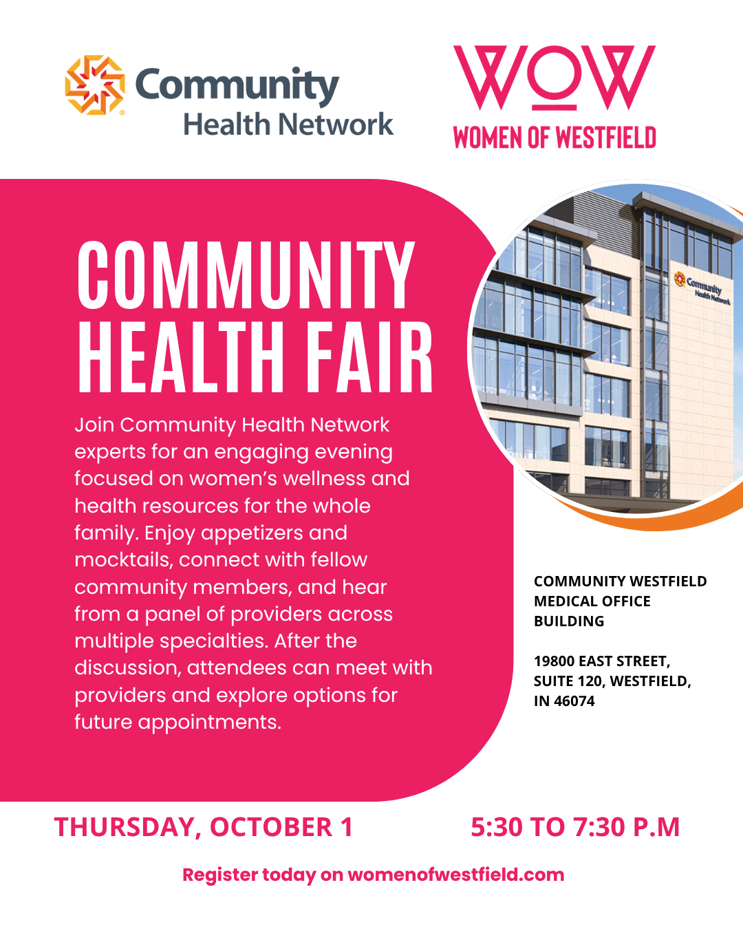 Women of Westfield: An Evening of Health, Connection and Conversation